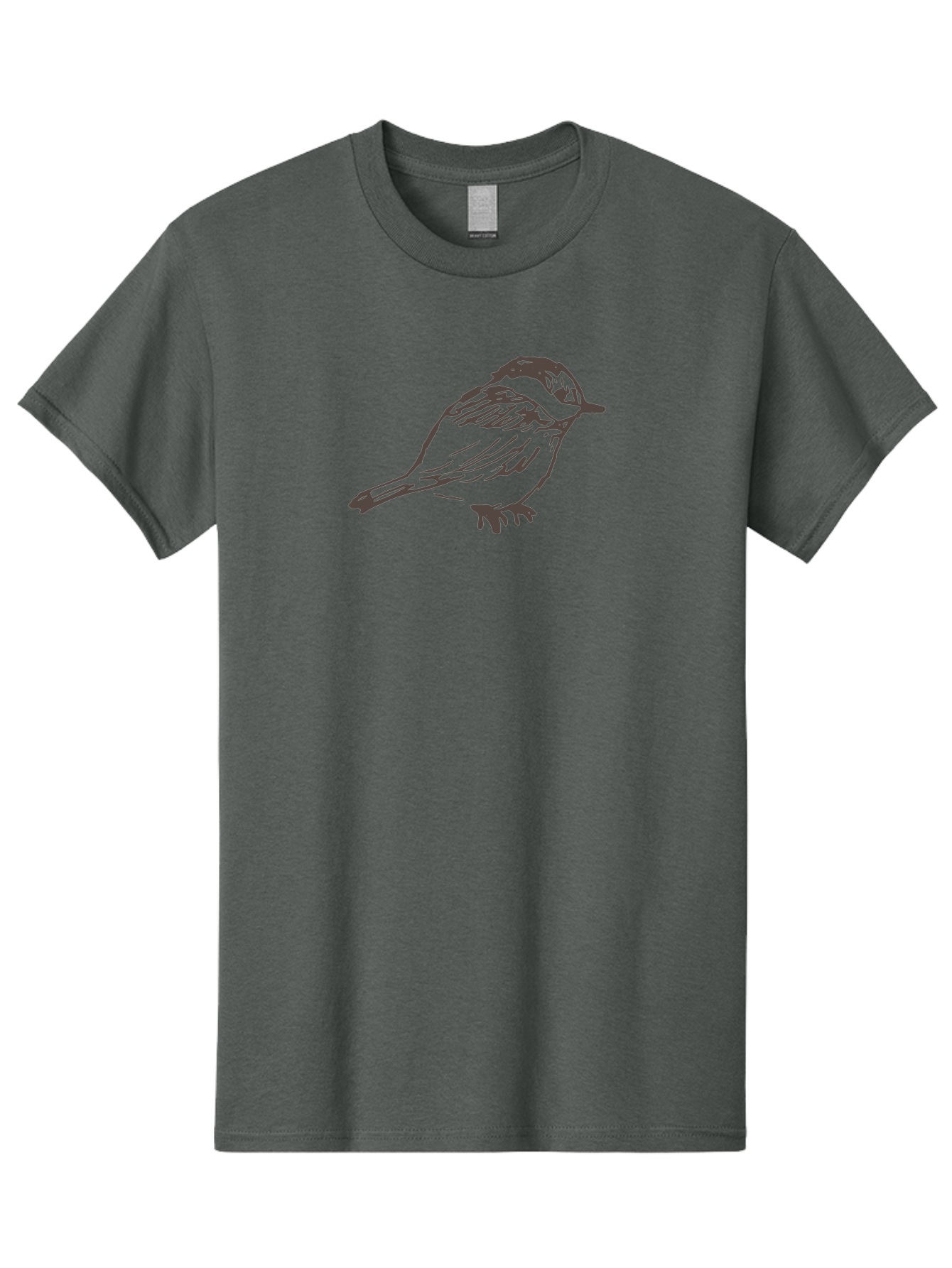 Sparrow Men'S Graphic Tee, 100% Cotton, Comfortable Casual Summer Wear, Machine Washable, Simple Bird, Illustration Art, Minimalist Design, Animal Graphics, Wildlife Illustration, Bird Species Aab130 7