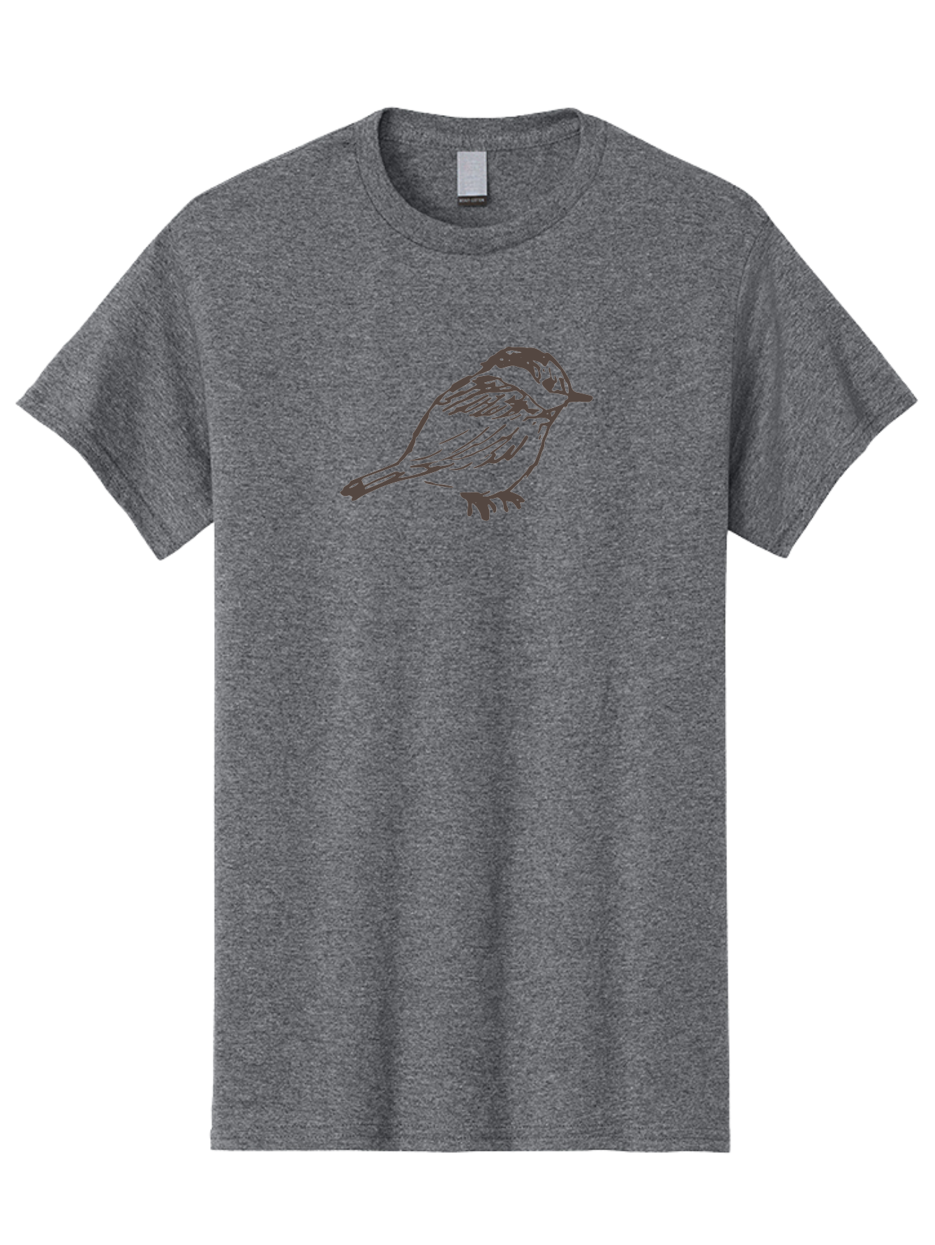 Sparrow Men'S Graphic Tee, 100% Cotton, Comfortable Casual Summer Wear, Machine Washable, Simple Bird, Illustration Art, Minimalist Design, Animal Graphics, Wildlife Illustration, Bird Species Aab130 13