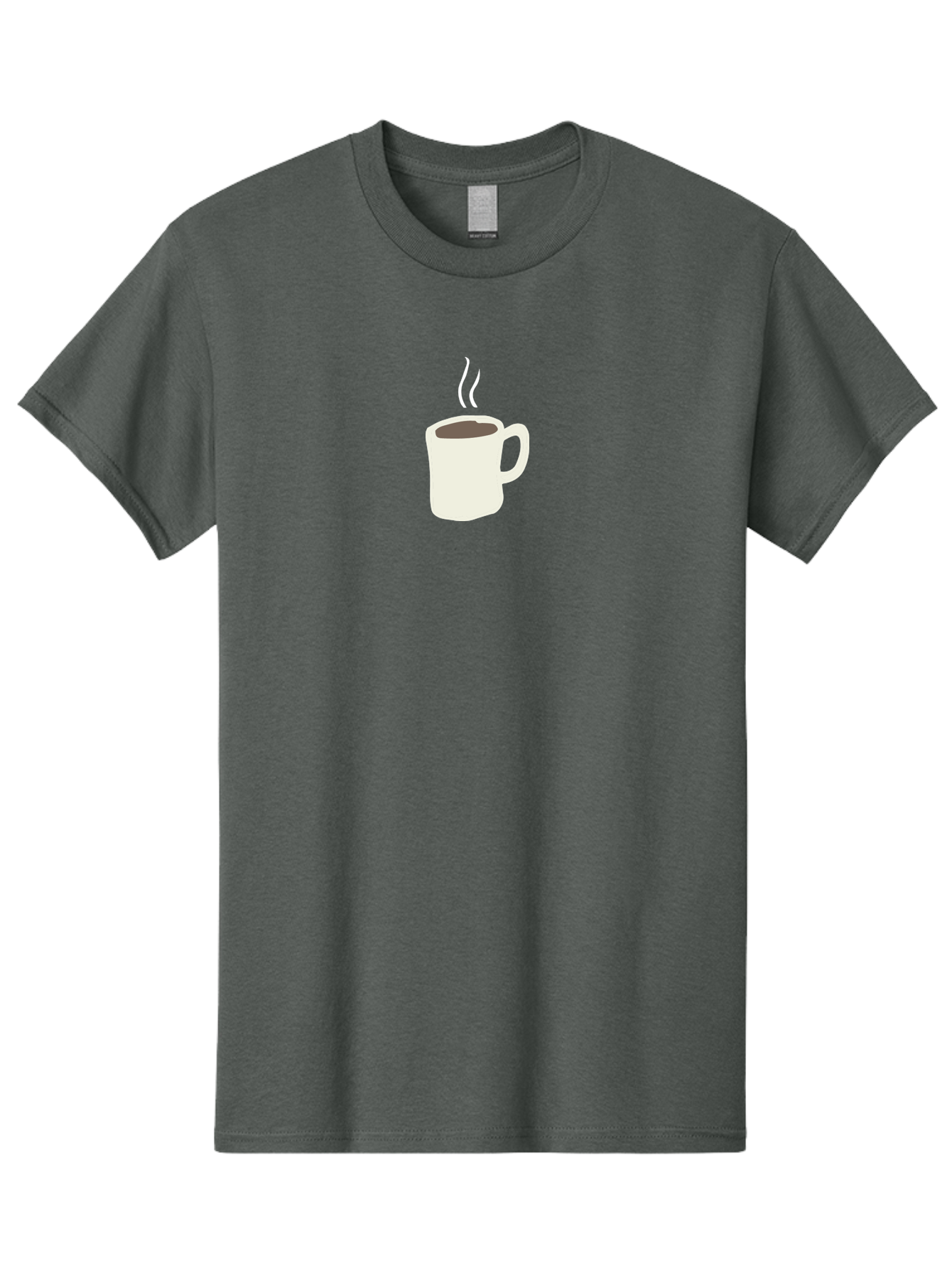 Steaming-Coffee-Mug-1 Men'S Graphic Tee, 100% Cotton, Comfortable Casual Summer Wear, Machine Washable, Coffee Mug, Hot Beverage, Morning Coffee, Steaming Cup, Coffee Break, Hot Drink, Caffeine Boost, Daily Grind Aab136 3