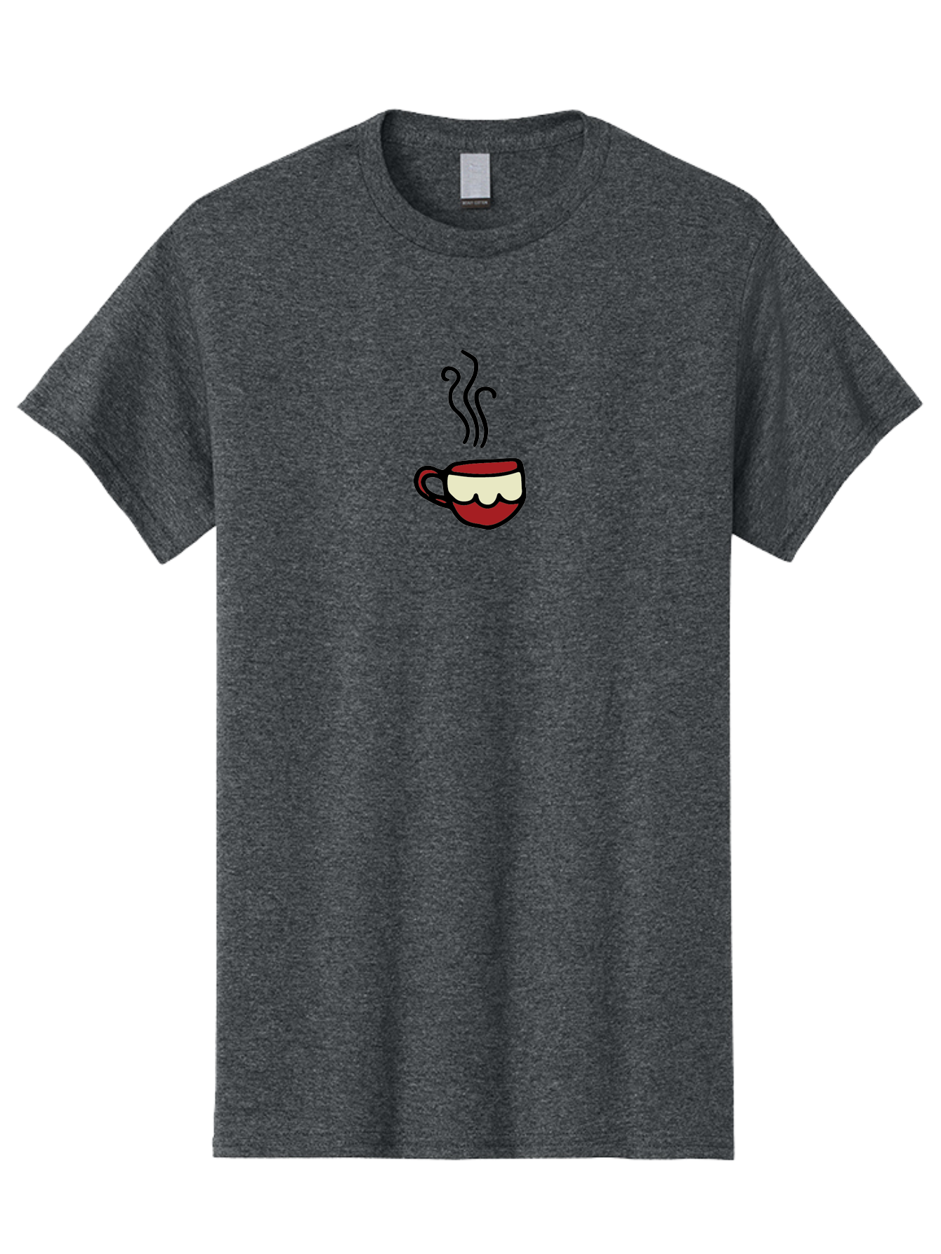 Steaming-Cup Men'S Graphic Tee, 100% Cotton, Comfortable Casual Summer Wear, Machine Washable, Steaming Hot Coffee, Morning Pick-Me-Up, Coffee Break, Hot Beverage, Coffee Cup, Hot Drink, Daily Grind Aab138 7