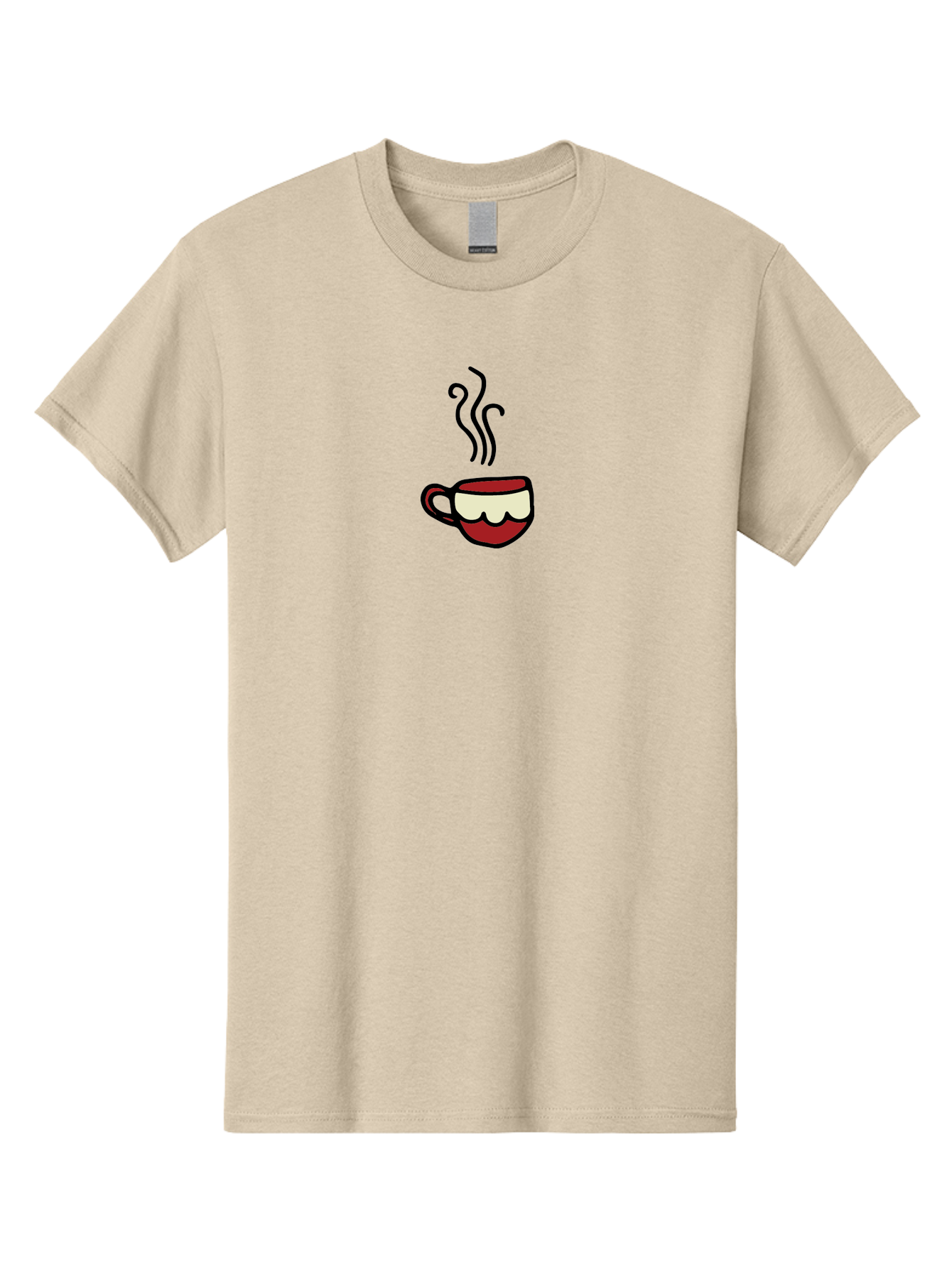 Steaming-Cup Men'S Graphic Tee, 100% Cotton, Comfortable Casual Summer Wear, Machine Washable, Steaming Hot Coffee, Morning Pick-Me-Up, Coffee Break, Hot Beverage, Coffee Cup, Hot Drink, Daily Grind Aab138 27