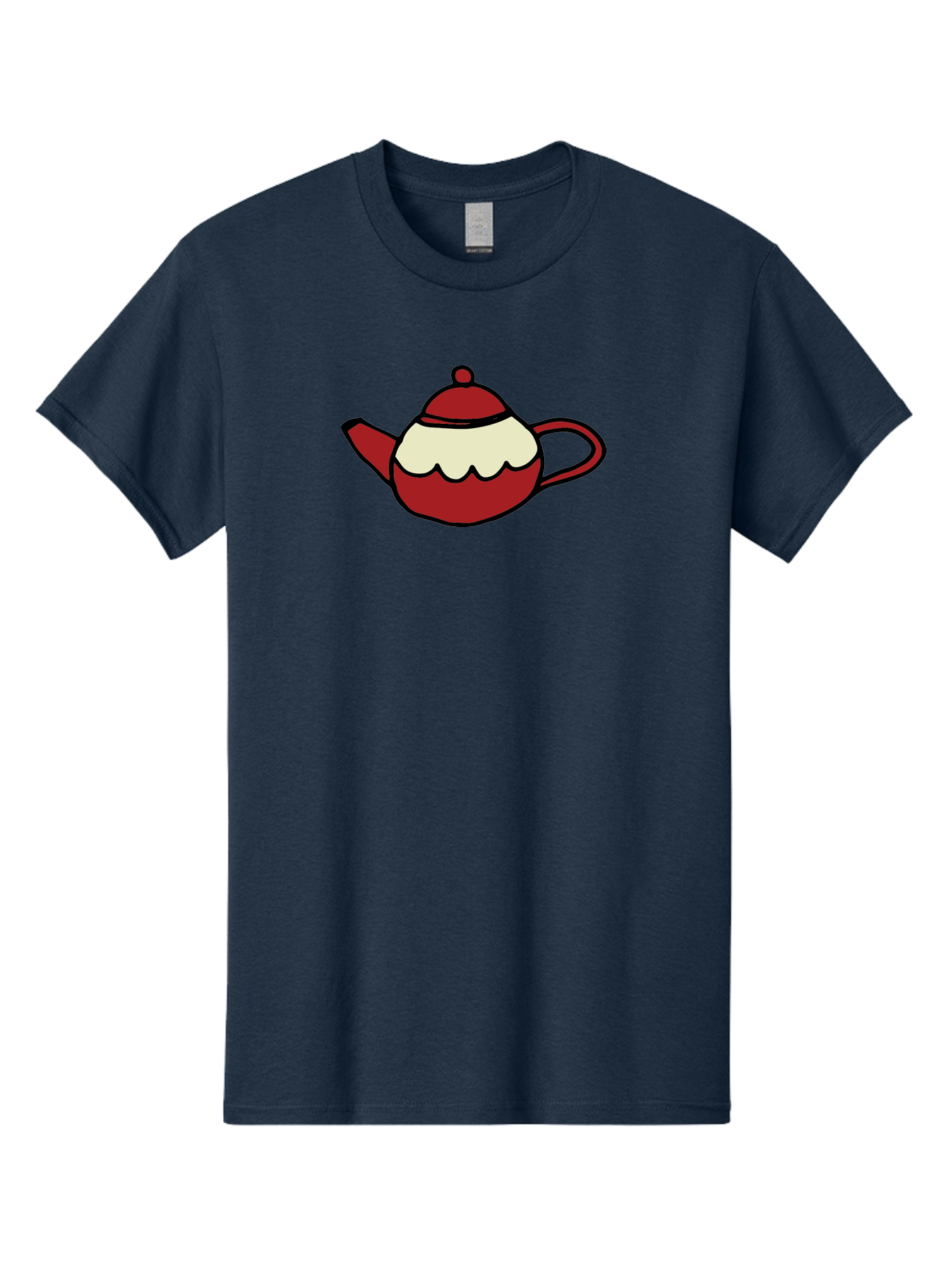 Teapot Men'S Graphic Tee, 100% Cotton, Comfortable Casual Summer Wear, Machine Washable, Teapot, Red Teapot, Cartoon Teapot, Tea, Beverage, Hospitality, Comfort, Whimsical Illustration, Tea Party, Digital Art Aab142 19