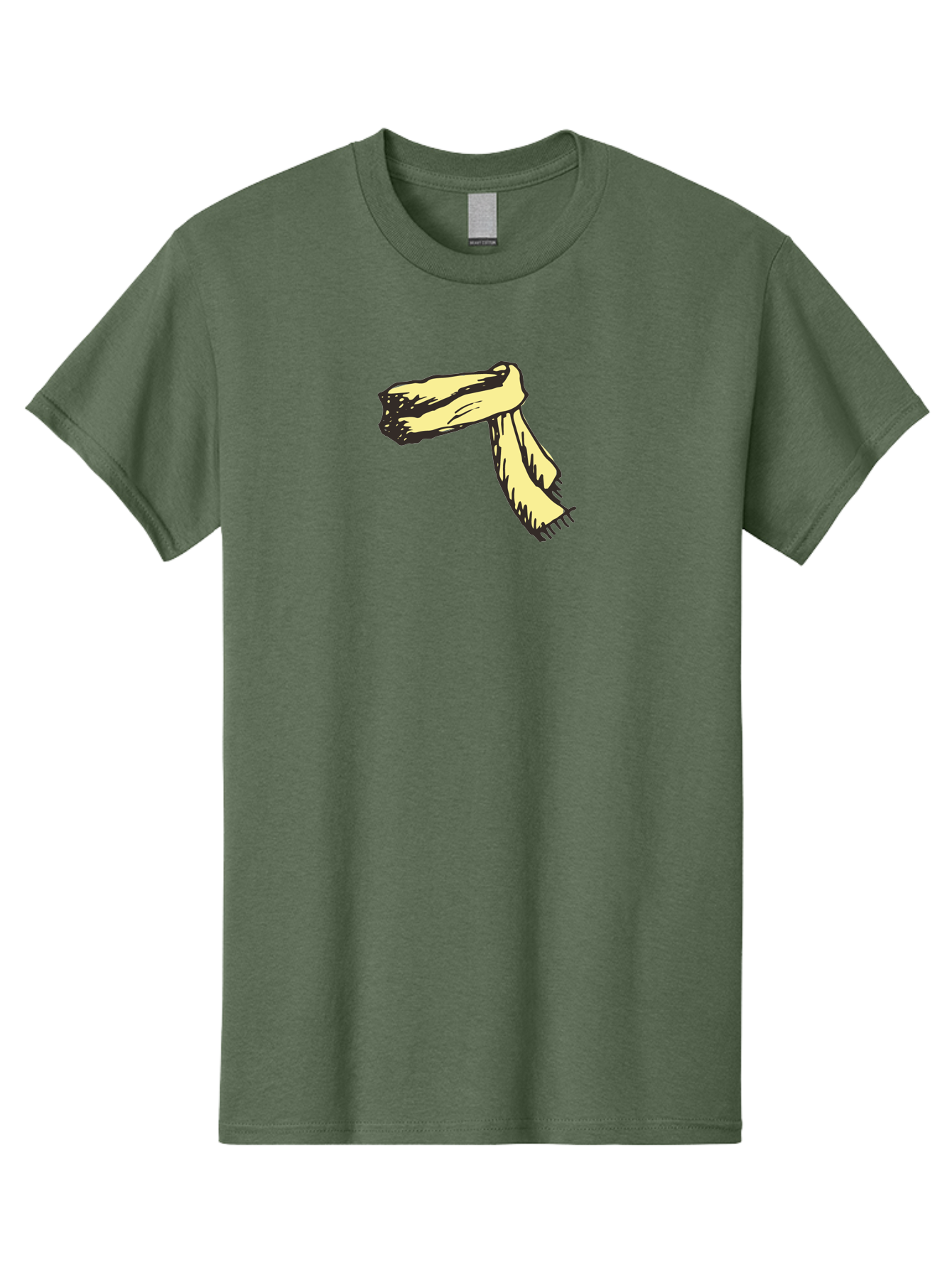 Torn-Fabric Men'S Graphic Tee, 100% Cotton, Comfortable Casual Summer Wear, Machine Washable, Yellow Scarf, Casual Fashion, Accessory, Stylish Look, Fashion Trend, Winter Wear, Clothing Accessory Aab146 15