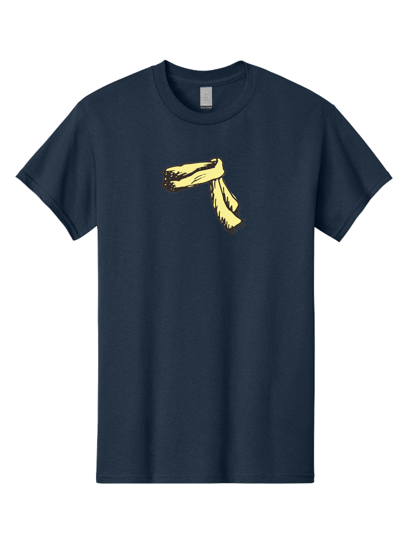 Torn-Fabric Men'S Graphic Tee, 100% Cotton, Comfortable Casual Summer Wear, Machine Washable, Yellow Scarf, Casual Fashion, Accessory, Stylish Look, Fashion Trend, Winter Wear, Clothing Accessory Aab146 19