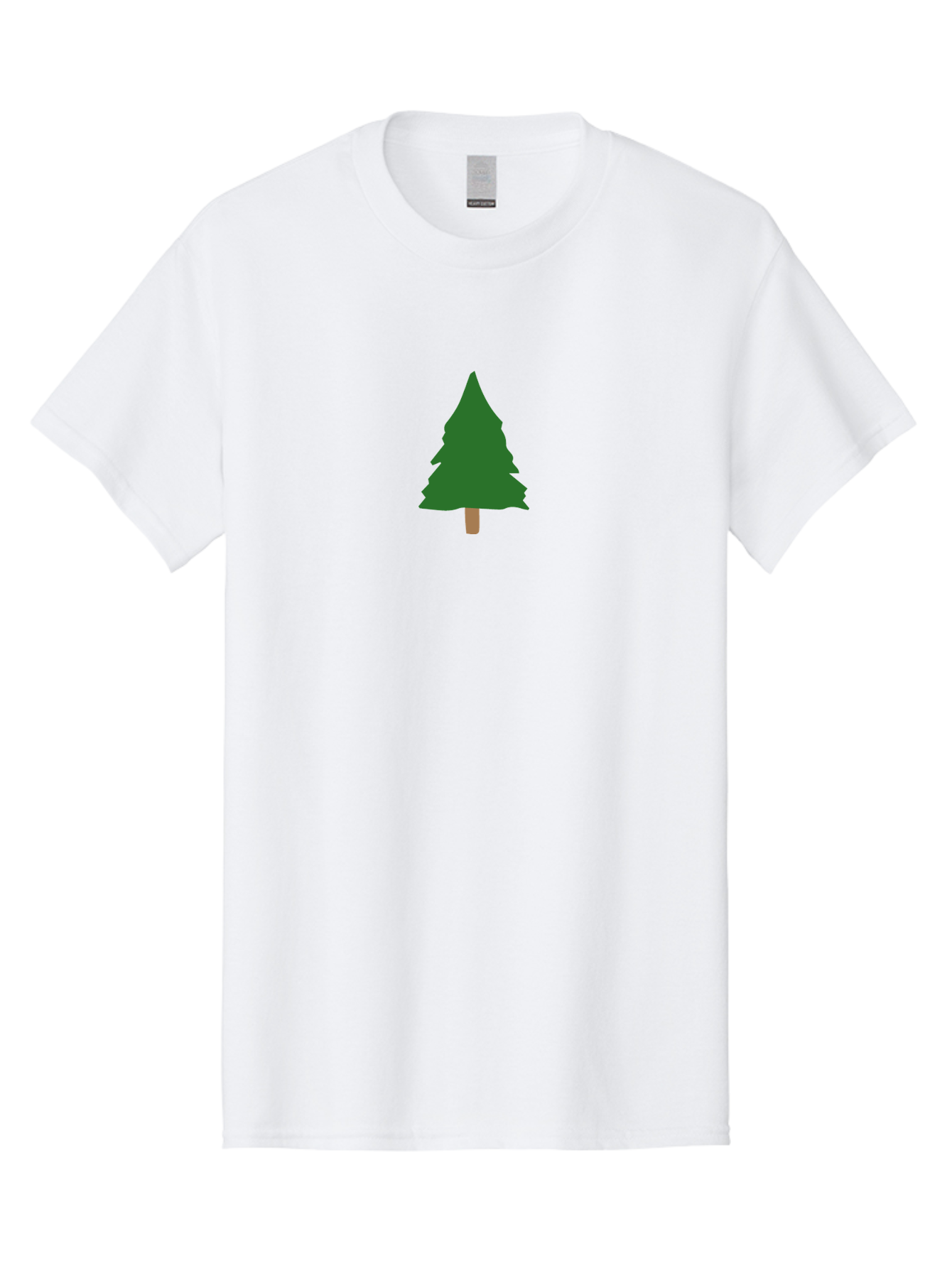 Tree-2 Men'S Graphic Tee, 100% Cotton, Comfortable Casual Summer Wear, Machine Washable, Simple Pine Tree, Minimalist Illustration, Evergreen Tree, Cartoon Style, Forest Icon, Eco-Friendly Symbol, Nature Graphic, Coniferous Tree, Digital Art Aab148 29