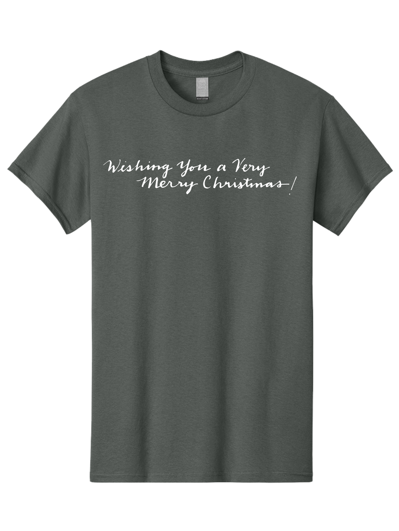Wishing-You-A-Very-Merry-Christmas Men'S Graphic Tee, 100% Cotton, Comfortable Casual Summer Wear, Machine Washable, Holiday Wishes, Christmas Greeting, Festive Wishes, Merry Christmas Message, Holiday Season, Christmas Card, Aab173 29