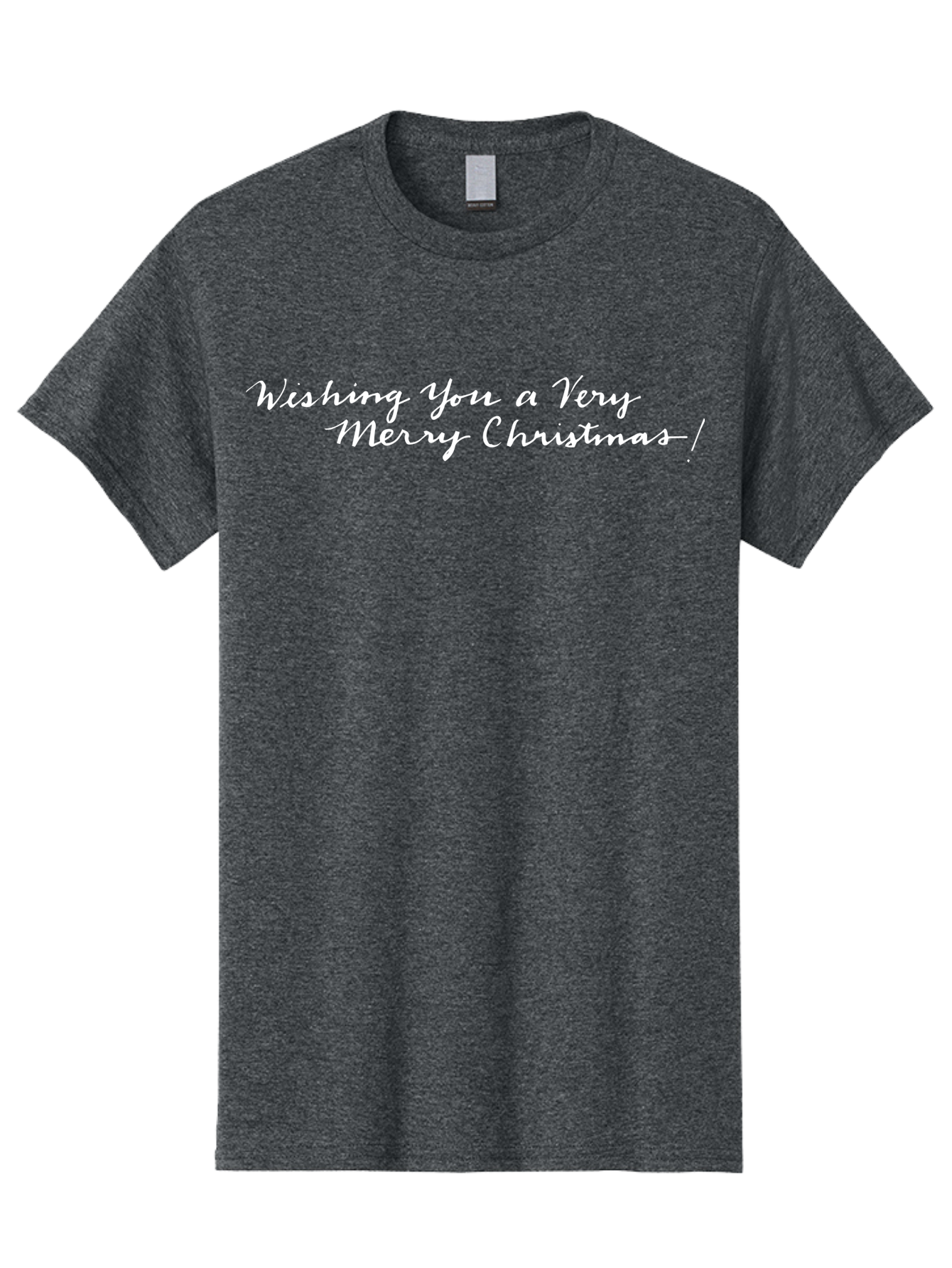Wishing-You-A-Very-Merry-Christmas Men'S Graphic Tee, 100% Cotton, Comfortable Casual Summer Wear, Machine Washable, Holiday Wishes, Christmas Greeting, Festive Wishes, Merry Christmas Message, Holiday Season, Christmas Card, Aab173 15