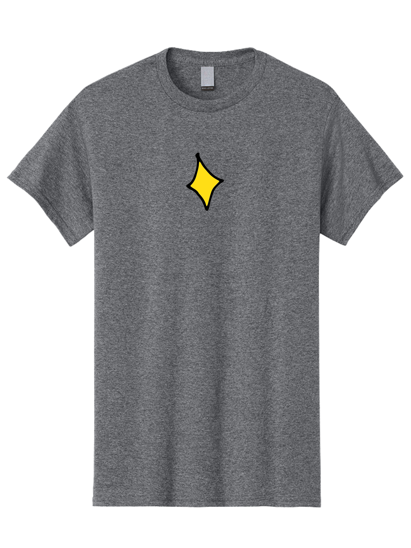 Yellow-Star-2 Men'S Graphic Tee, 100% Cotton, Comfortable Casual Summer Wear, Machine Washable, Yellow Star, Abstract Shape, Graphic Design, Minimalist Art, Simple Icon, Cartoon Style, Whimsical Symbol, Digital Illustration, Modern Graphic Aab186 13
