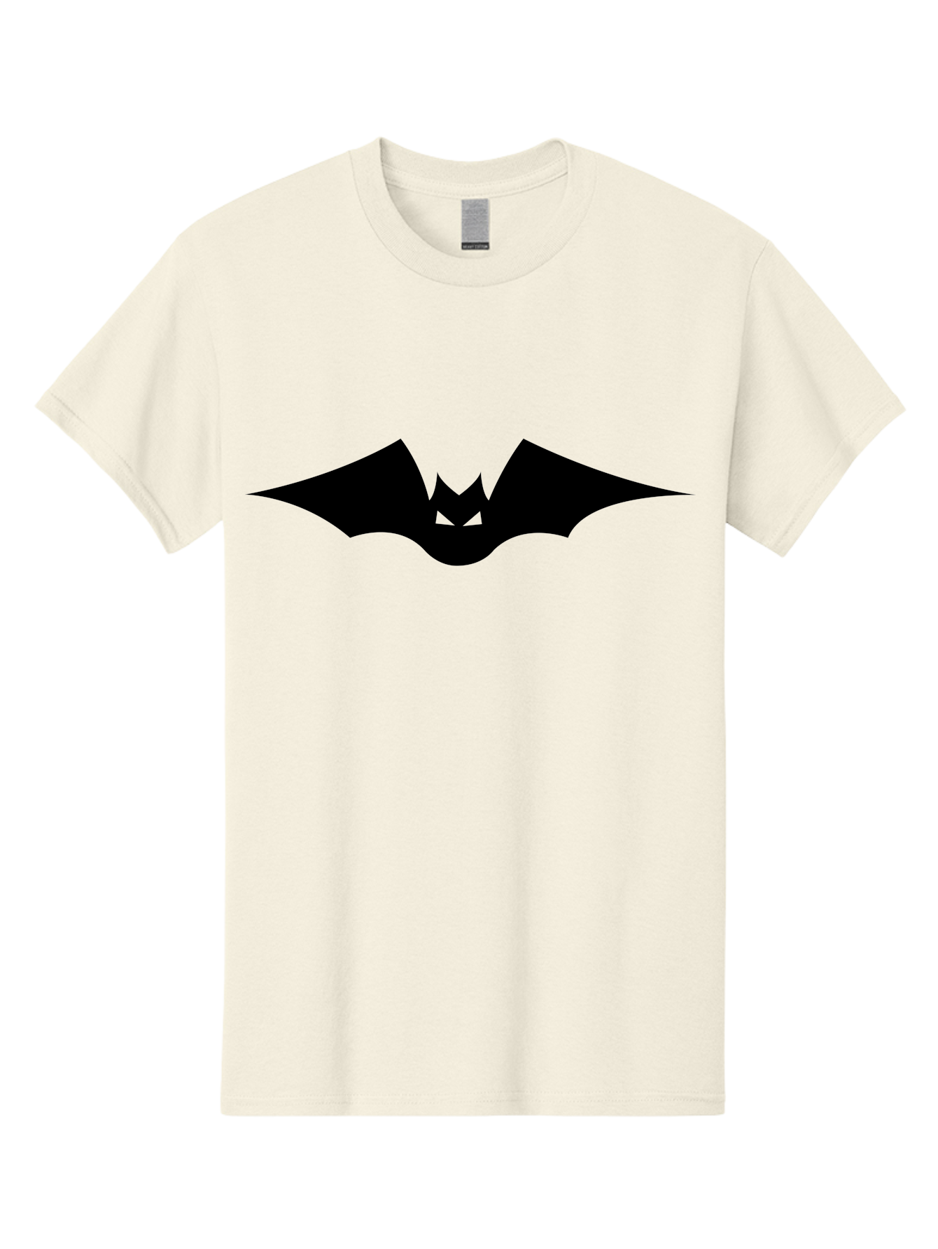 Bat-Icon Men'S Graphic Tee, 100% Cotton, Comfortable Casual Summer Wear, Machine Washable, Black Bat Silhouette, Flying Bat, Bat Wings, Spooky Atmosphere, Halloween Symbol, Gothic Icon, Mysterious Creature Aab191 5