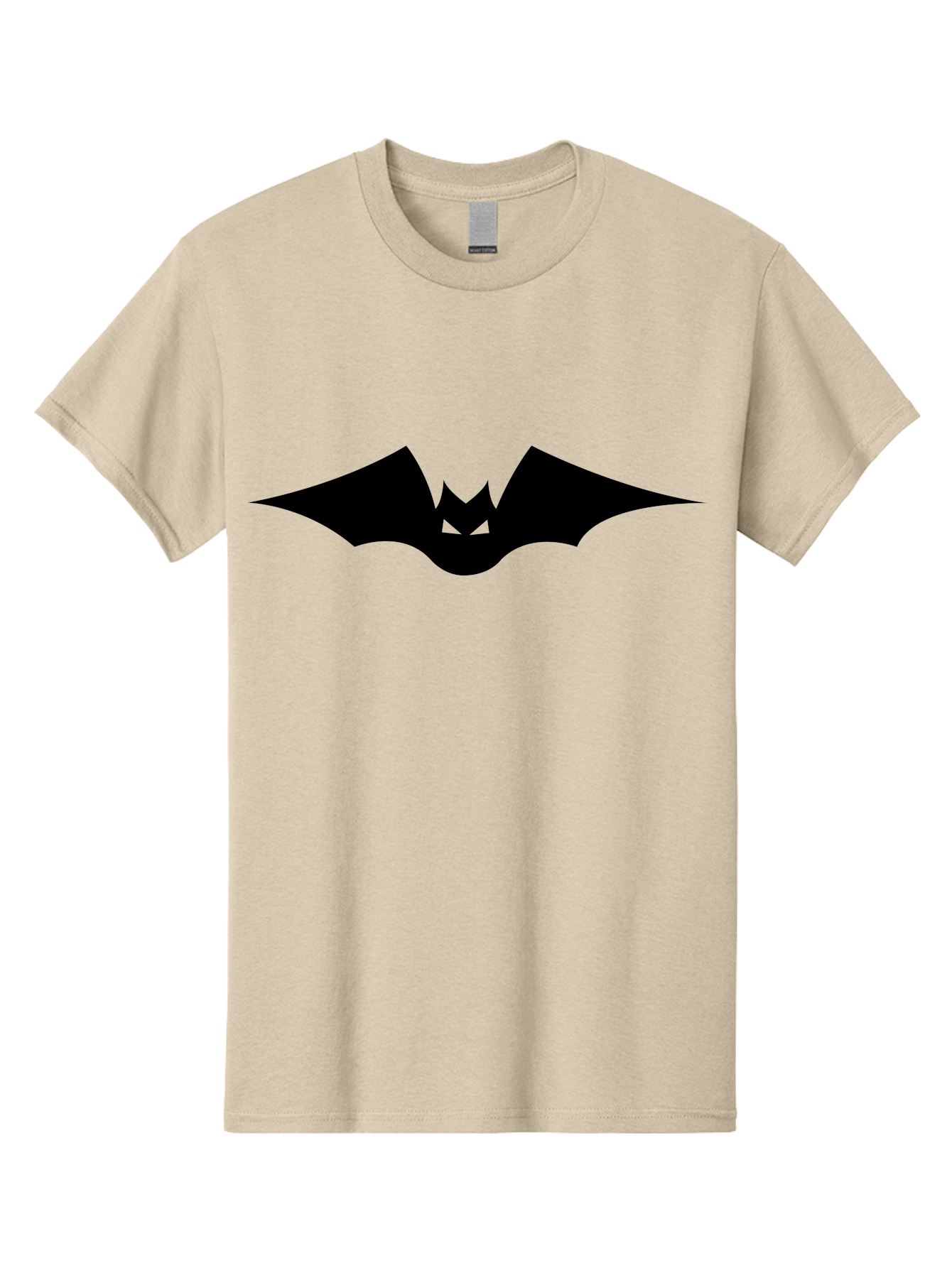 Bat-Icon Men'S Graphic Tee, 100% Cotton, Comfortable Casual Summer Wear, Machine Washable, Black Bat Silhouette, Flying Bat, Bat Wings, Spooky Atmosphere, Halloween Symbol, Gothic Icon, Mysterious Creature Aab191 15