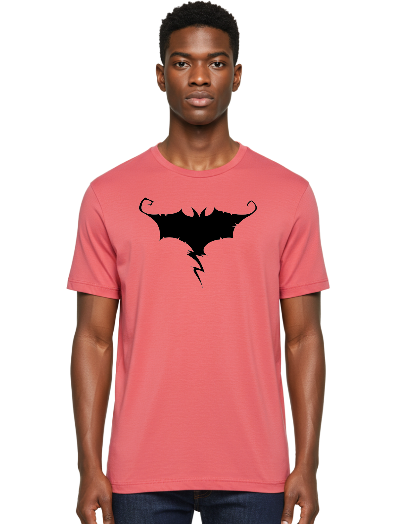 Batman-Logo Men'S Graphic Tee, 100% Cotton, Comfortable Casual Summer Wear, Machine Washable, Batman Logo, Superhero Emblem, Gothic Symbol, Dark Knight, Comic Book Character, Batman Insignia, Iconic Symbol Aab193 12