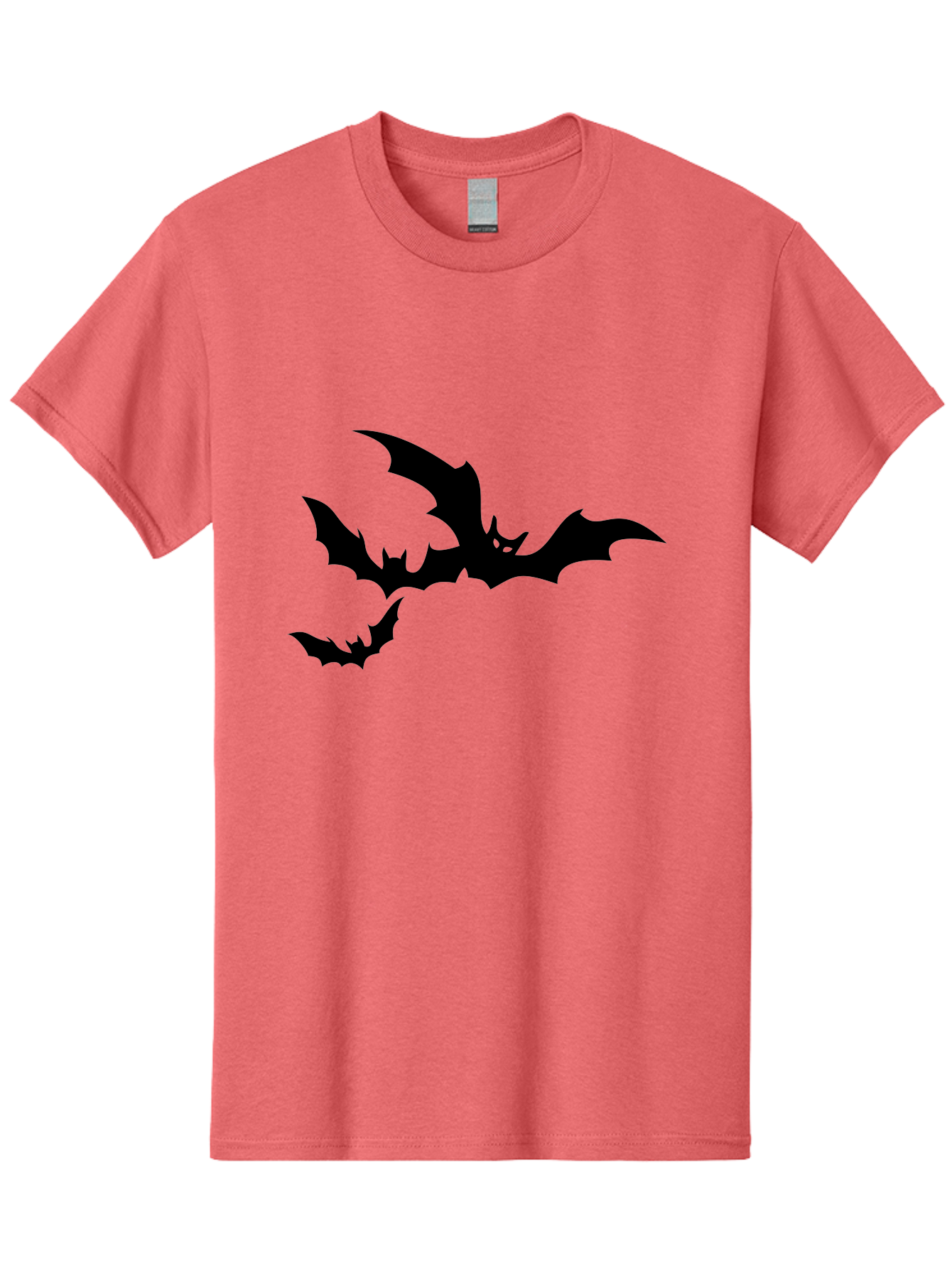 Bats Men'S Graphic Tee, 100% Cotton, Comfortable Casual Summer Wear, Machine Washable, Flying Bats, Silhouette Art, Bat Wings, Halloween Decorations, Spooky Atmosphere, Dark Creatures, Nocturnal Animals, Flying Mammals Aab198 15