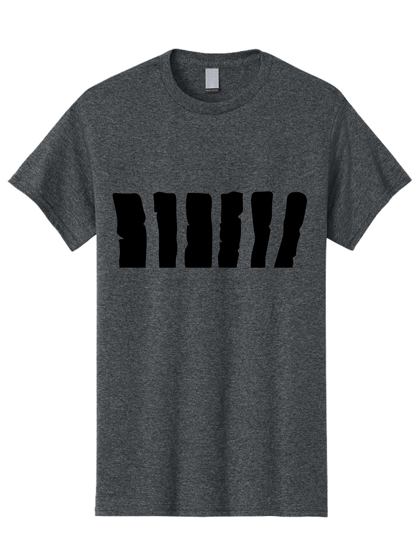 Bimbim Men'S Graphic Tee, 100% Cotton, Comfortable Casual Summer Wear, Machine Washable, Stylized Text, Bold Font, Black Letters, Modern Design, Graphic Element, Abstract Typography, Sleek Aesthetic Aab199 7
