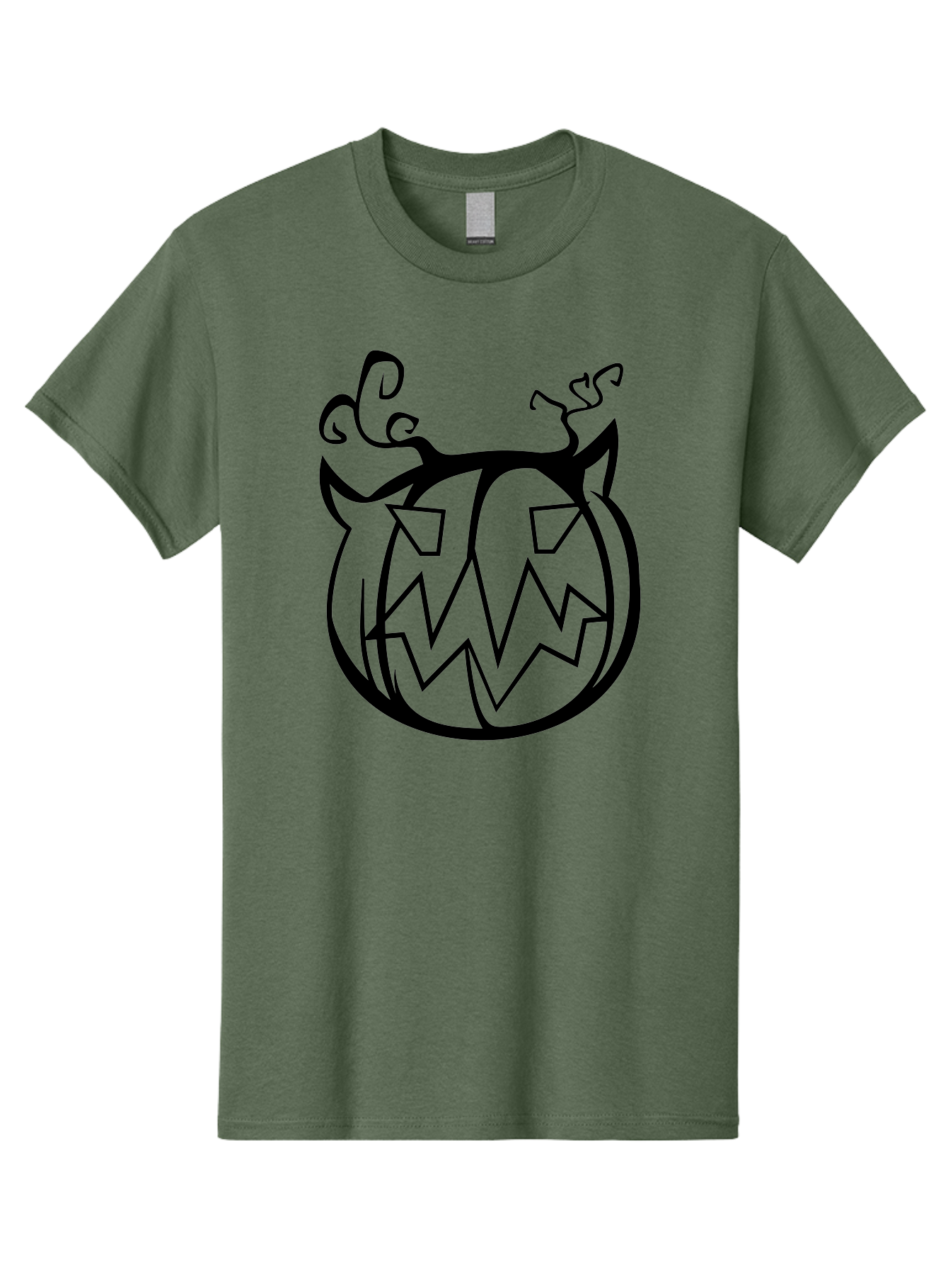 Jack-O-Lantern-1 Men'S Graphic Tee, 100% Cotton, Comfortable Casual Summer Wear, Machine Washable, Halloween Pumpkin, Jack O Lantern, Spooky Face, Cartoon Illustration, Creepy Eyes, Fall Season, Autumn Decor, Festive Design, Black Outline Aab228 15