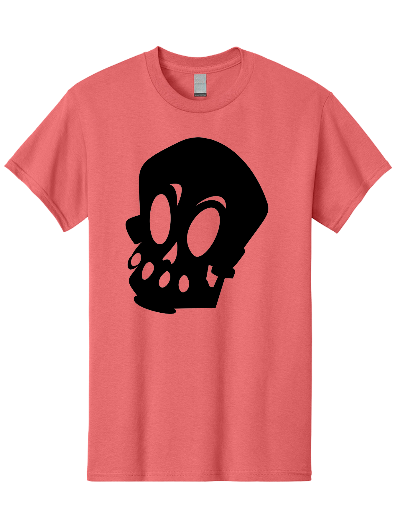 Skull Men'S Graphic Tee, 100% Cotton, Comfortable Casual Summer Wear, Machine Washable, Human Skull, Death Symbol, Gothic Icon, Spooky Emblem, Dark Imagery, Skull Illustration, Goth Culture, Halloween Symbol, Skull Art Aab233 11