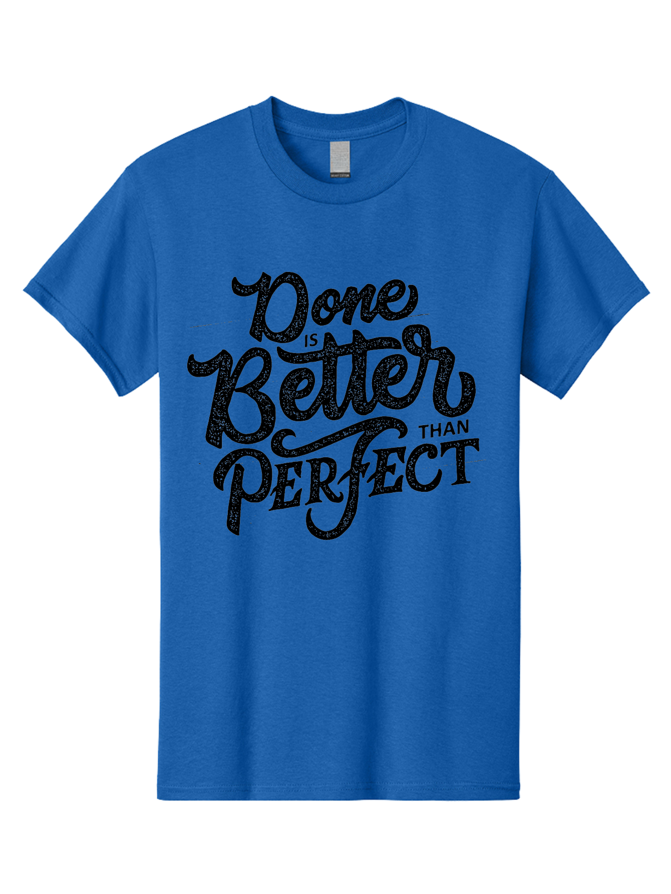 Done-Is-Better-Than-Perfect-1 Men'S Graphic Tee, 100% Cotton, Comfortable Casual Summer Wear, Machine Washable, Motivational Quote, Productivity, Task Completion, Perfectionism, Done Is Better, Self-Improvement, Productivity Tips, Aab245 25