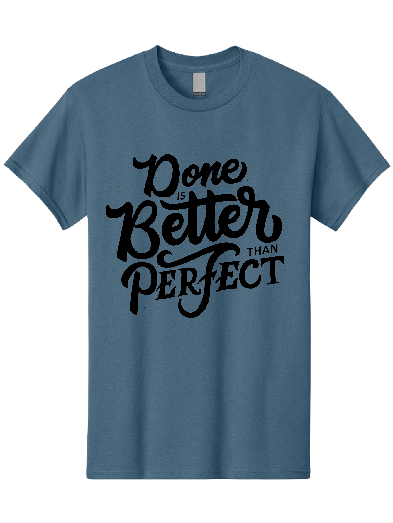Done-Is-Better-Than-Perfect Men'S Graphic Tee, 100% Cotton, Comfortable Casual Summer Wear, Machine Washable, Motivational Quote, Productivity, Success, Inspiration, Done Is Better Than Perfect, Business, Creativity, Productivity Tips, Aab246 11