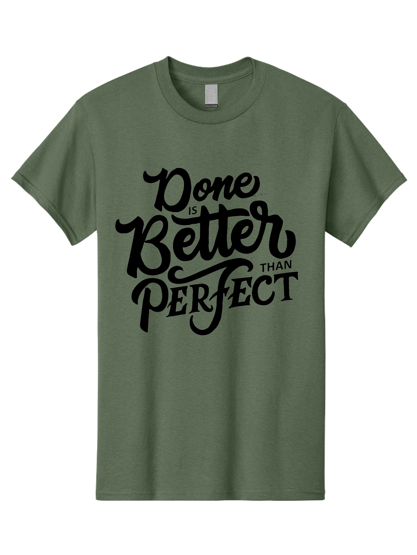 Done-Is-Better-Than-Perfect Men'S Graphic Tee, 100% Cotton, Comfortable Casual Summer Wear, Machine Washable, Motivational Quote, Productivity, Success, Inspiration, Done Is Better Than Perfect, Business, Creativity, Productivity Tips, Aab246 15
