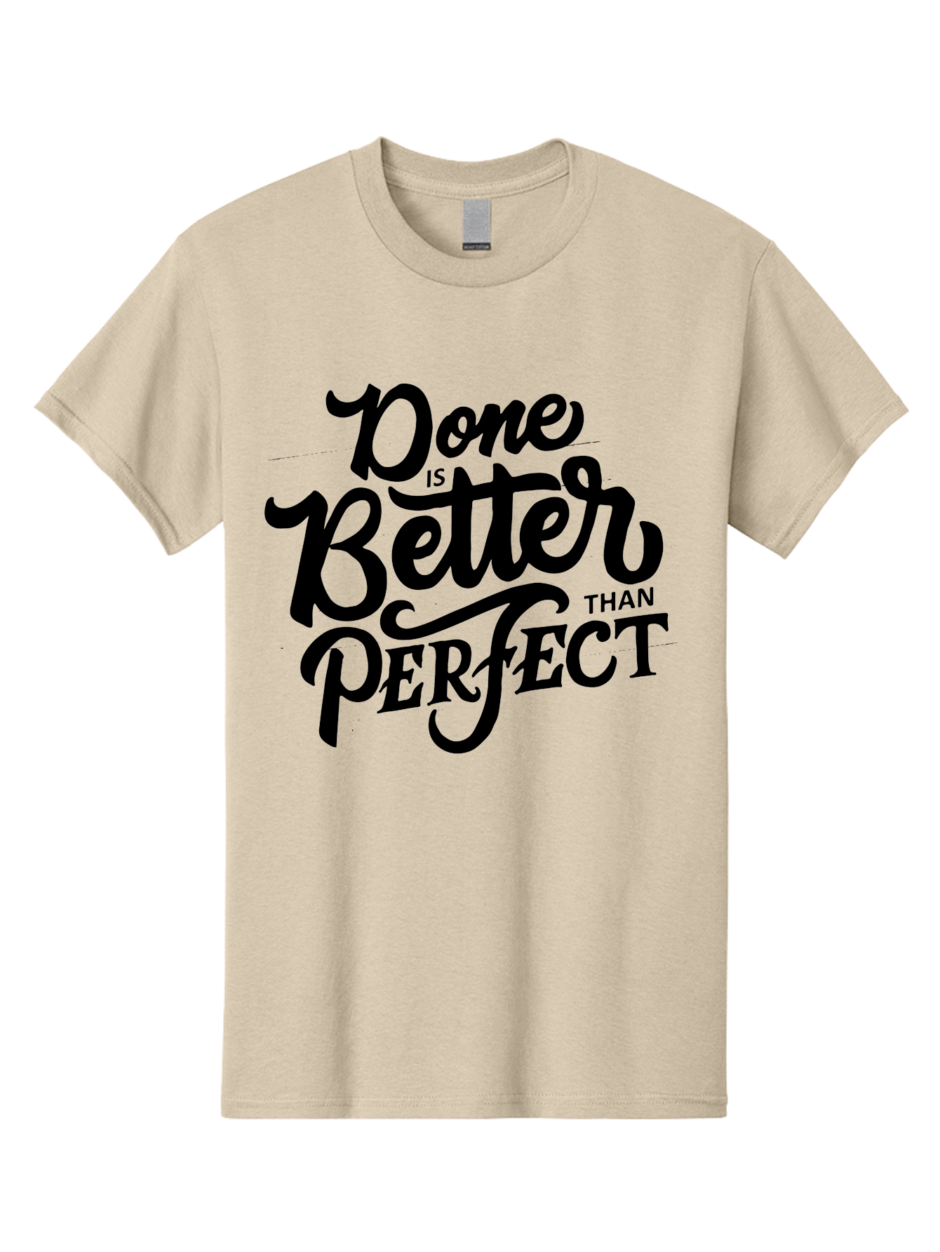Done-Is-Better-Than-Perfect Men'S Graphic Tee, 100% Cotton, Comfortable Casual Summer Wear, Machine Washable, Motivational Quote, Productivity, Success, Inspiration, Done Is Better Than Perfect, Business, Creativity, Productivity Tips, Aab246 27