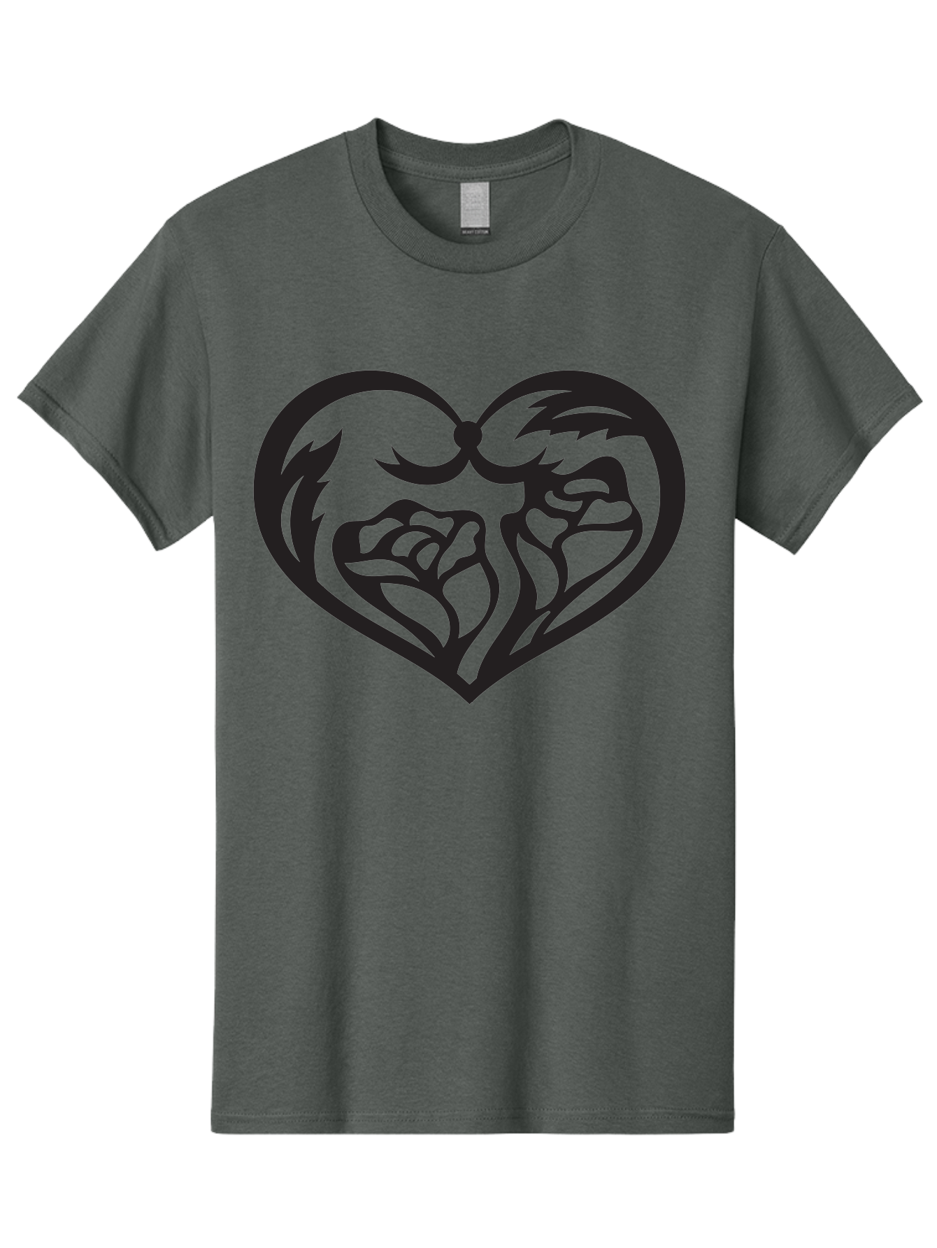 Clenched-Fists-Heart Men'S Graphic Tee, 100% Cotton, Comfortable Casual Summer Wear, Machine Washable, Clenched Fists, Heart Symbol, Strength, Power Symbol, Boxing Gloves, Aggression, Boxing Inspiration, Heart Art, Fist Bump Symbol, Aab260 21