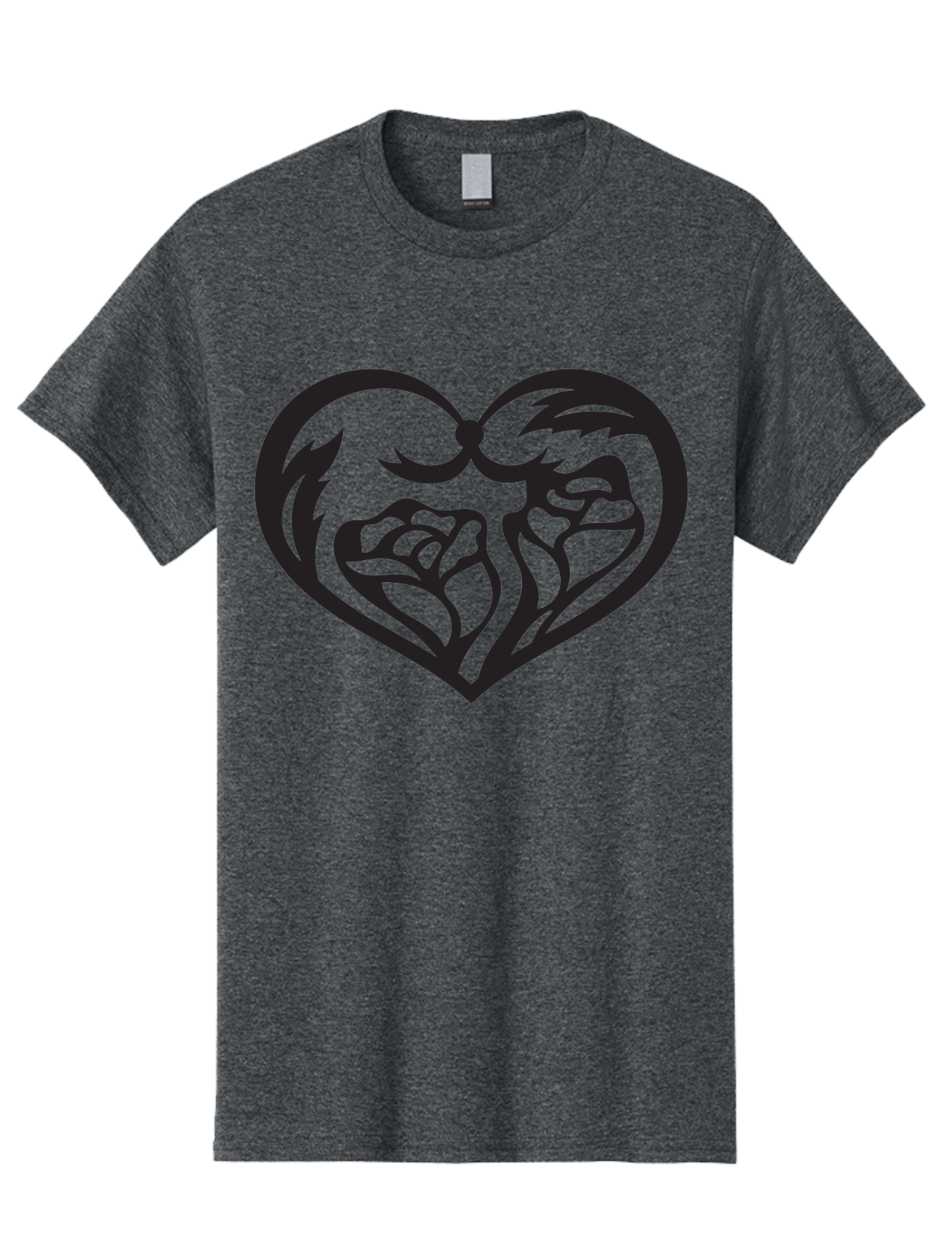 Clenched-Fists-Heart Men'S Graphic Tee, 100% Cotton, Comfortable Casual Summer Wear, Machine Washable, Clenched Fists, Heart Symbol, Strength, Power Symbol, Boxing Gloves, Aggression, Boxing Inspiration, Heart Art, Fist Bump Symbol, Aab260 11