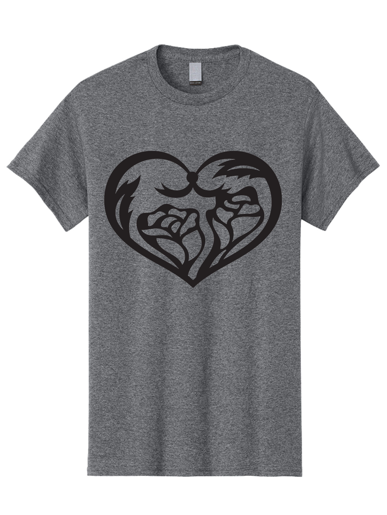 Clenched-Fists-Heart Men'S Graphic Tee, 100% Cotton, Comfortable Casual Summer Wear, Machine Washable, Clenched Fists, Heart Symbol, Strength, Power Symbol, Boxing Gloves, Aggression, Boxing Inspiration, Heart Art, Fist Bump Symbol, Aab260 25