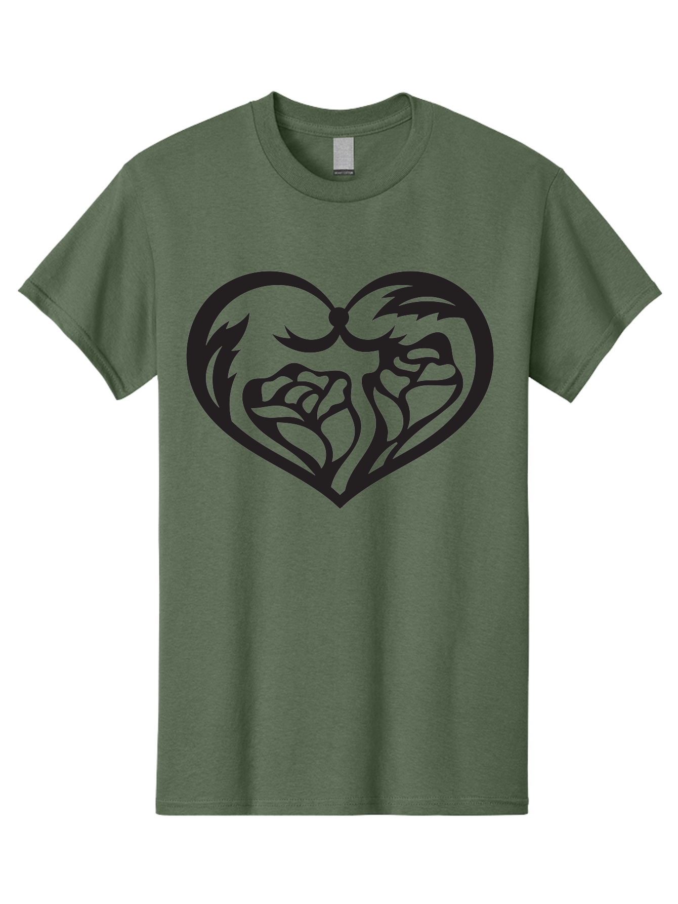 Clenched-Fists-Heart Men'S Graphic Tee, 100% Cotton, Comfortable Casual Summer Wear, Machine Washable, Clenched Fists, Heart Symbol, Strength, Power Symbol, Boxing Gloves, Aggression, Boxing Inspiration, Heart Art, Fist Bump Symbol, Aab260 13