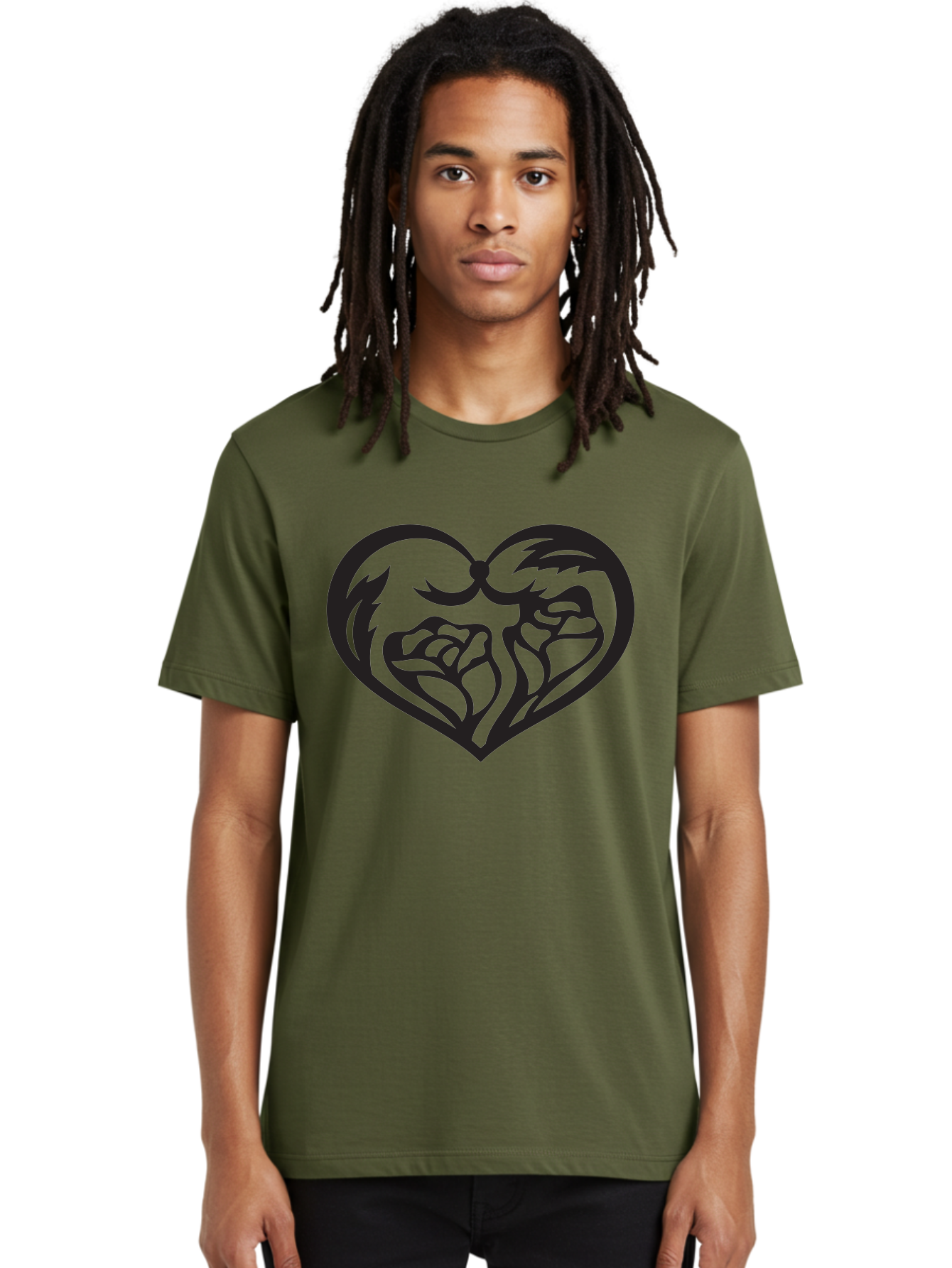 Clenched-Fists-Heart Men'S Graphic Tee, 100% Cotton, Comfortable Casual Summer Wear, Machine Washable, Clenched Fists, Heart Symbol, Strength, Power Symbol, Boxing Gloves, Aggression, Boxing Inspiration, Heart Art, Fist Bump Symbol, Aab260 14