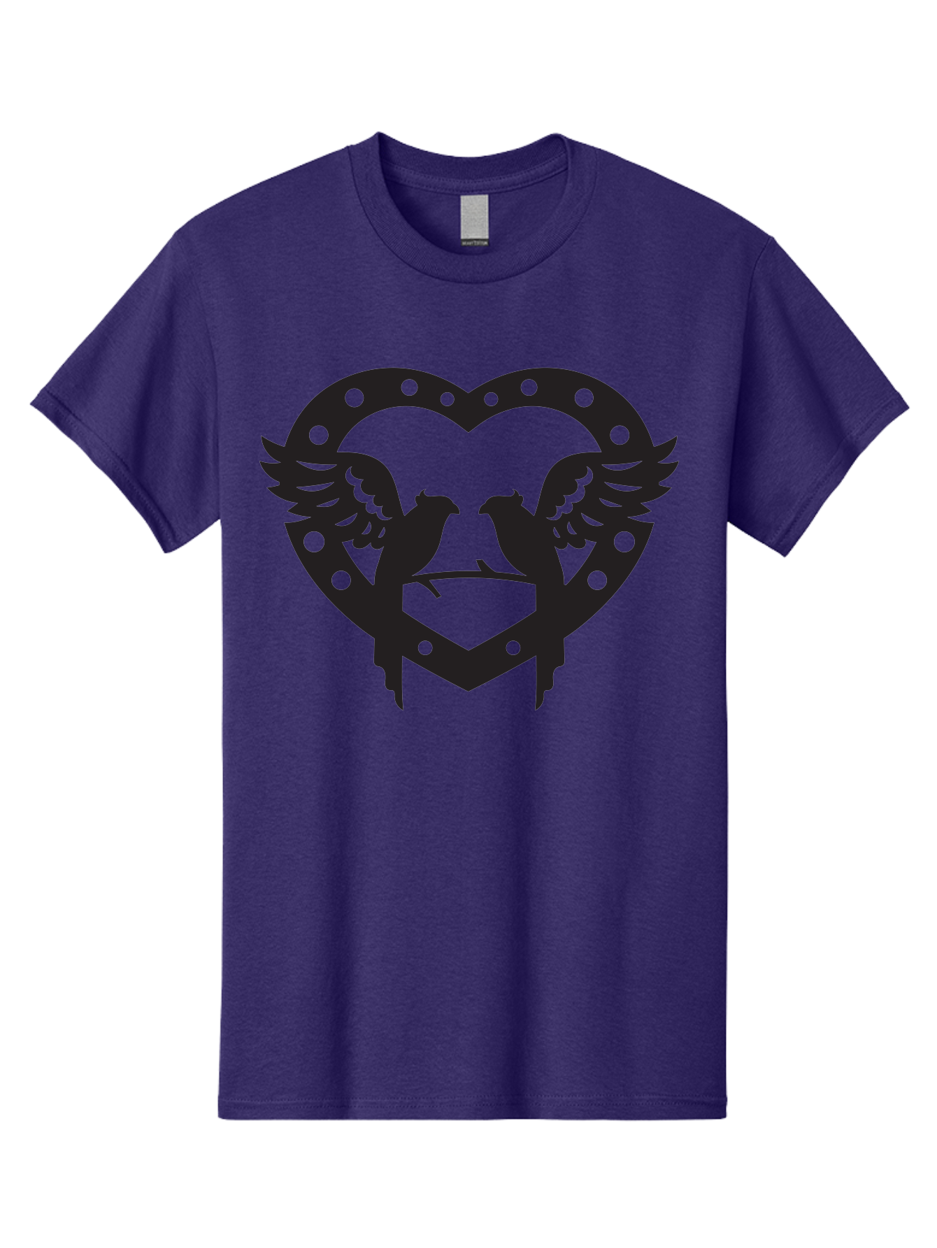 Heart-Birds Men'S Graphic Tee, 100% Cotton, Comfortable Casual Summer Wear, Machine Washable, Love Birds, Heart Shape, Decorative Key, Symbol Of Love, Romantic Motifs, Valentine'S Day Theme, Couple Birds, Winged Hearts, Ornate Design, Aab273 21