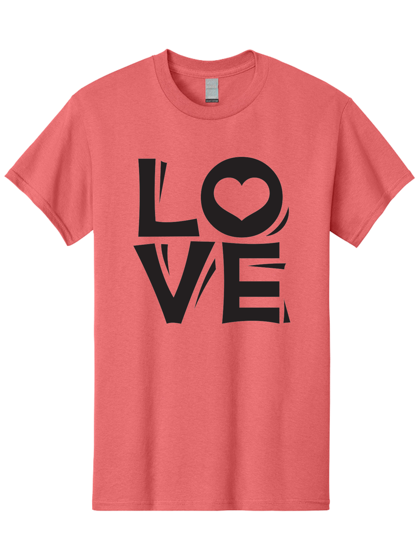 Love-1 Men'S Graphic Tee, 100% Cotton, Comfortable Casual Summer Wear, Machine Washable, Love Typography, Heart Symbol, Black Lettering, Bold Font, Quirky Design, Love Message, Abstract Art, Modern Style Aab289 17
