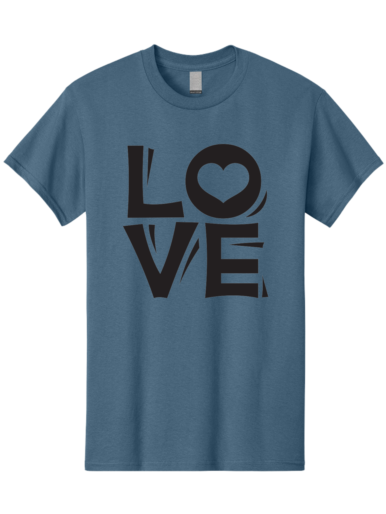 Love-1 Men'S Graphic Tee, 100% Cotton, Comfortable Casual Summer Wear, Machine Washable, Love Typography, Heart Symbol, Black Lettering, Bold Font, Quirky Design, Love Message, Abstract Art, Modern Style Aab289 23