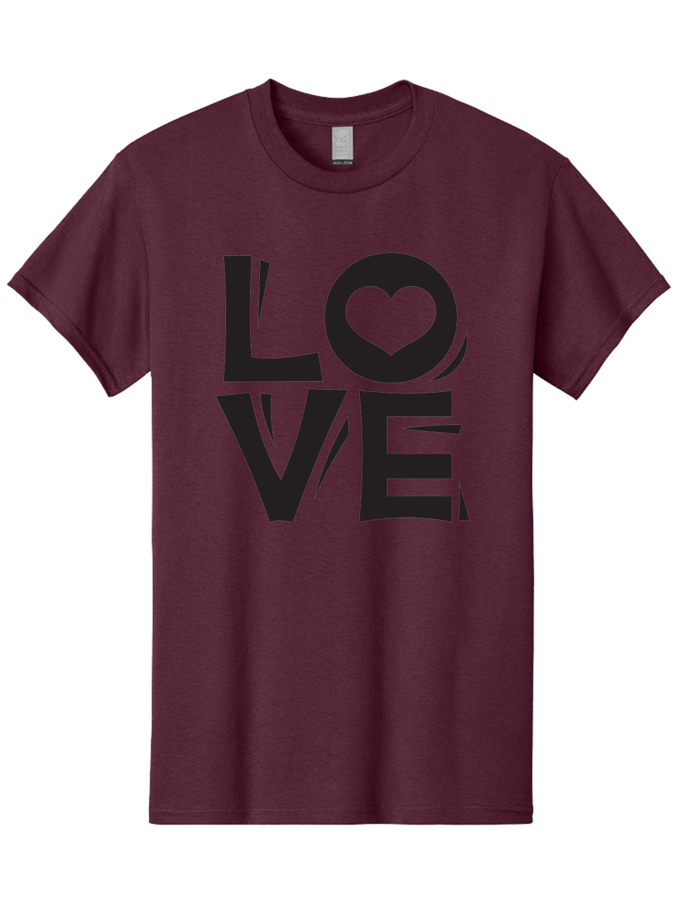 Love-1 Men'S Graphic Tee, 100% Cotton, Comfortable Casual Summer Wear, Machine Washable, Love Typography, Heart Symbol, Black Lettering, Bold Font, Quirky Design, Love Message, Abstract Art, Modern Style Aab289 21