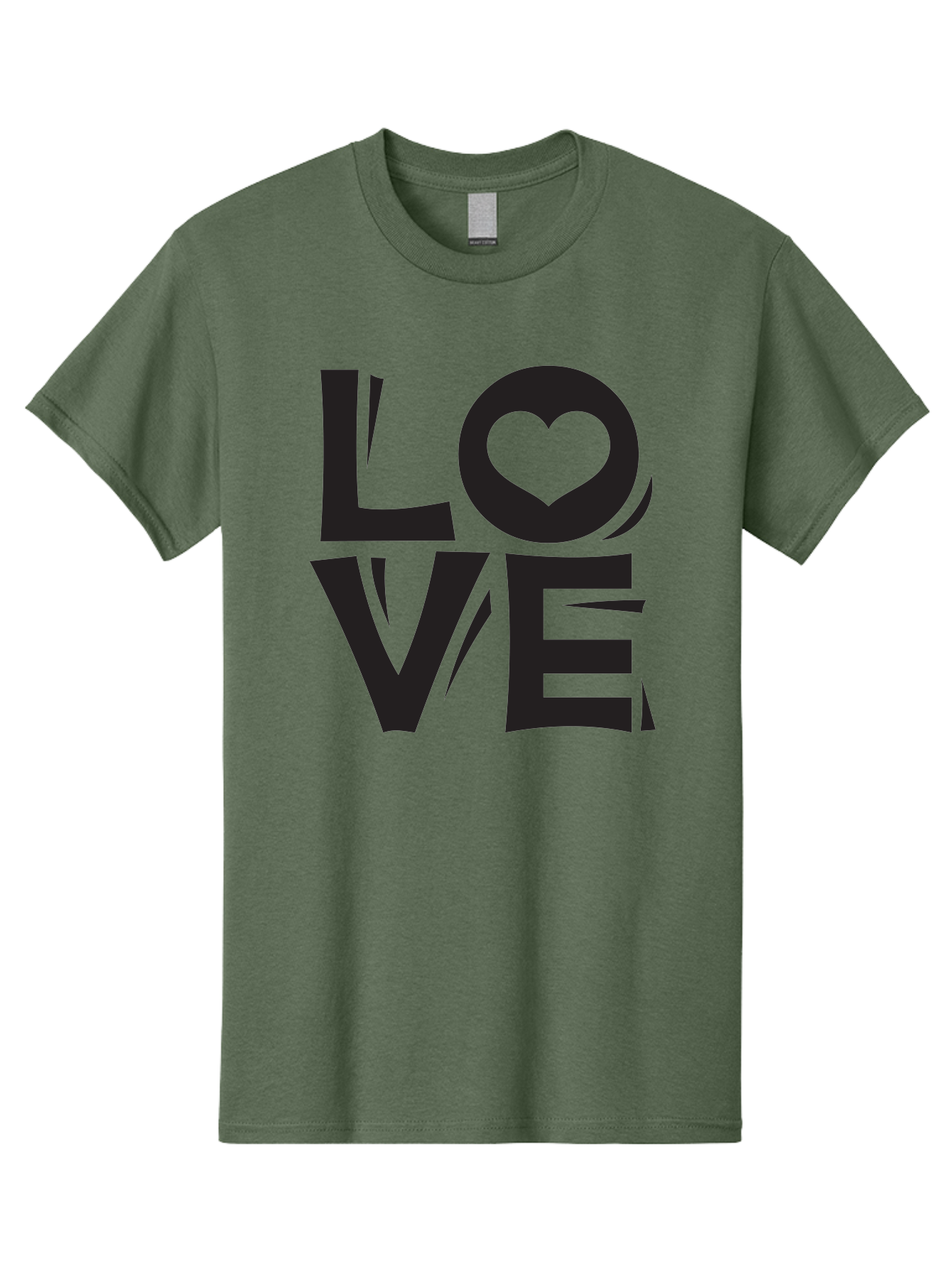 Love-1 Men'S Graphic Tee, 100% Cotton, Comfortable Casual Summer Wear, Machine Washable, Love Typography, Heart Symbol, Black Lettering, Bold Font, Quirky Design, Love Message, Abstract Art, Modern Style Aab289 5