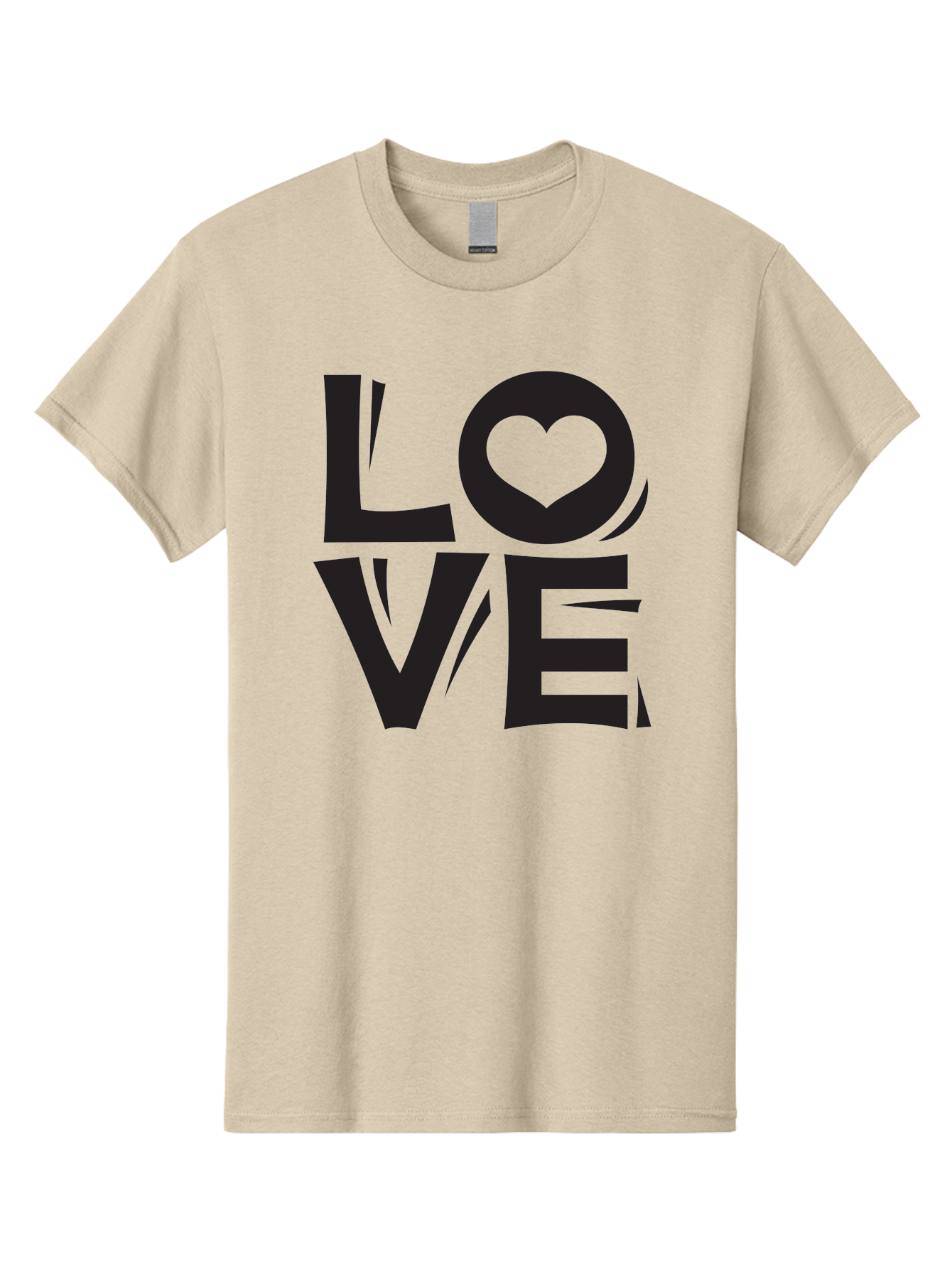 Love-1 Men'S Graphic Tee, 100% Cotton, Comfortable Casual Summer Wear, Machine Washable, Love Typography, Heart Symbol, Black Lettering, Bold Font, Quirky Design, Love Message, Abstract Art, Modern Style Aab289 11