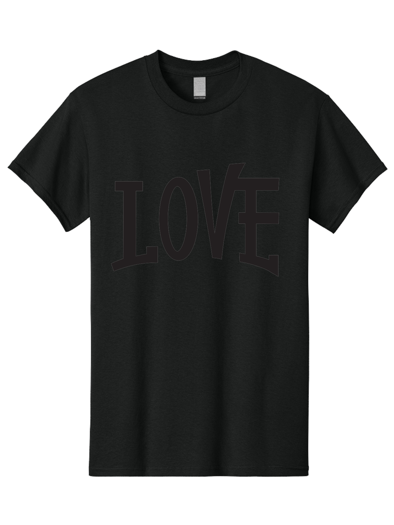 Love-2 Men'S Graphic Tee, 100% Cotton, Comfortable Casual Summer Wear, Machine Washable, Love Typography, Black Font, Bold Letters, Emotional Words, Heartfelt Expression, Love Quote, Typographic Art Aab290 7
