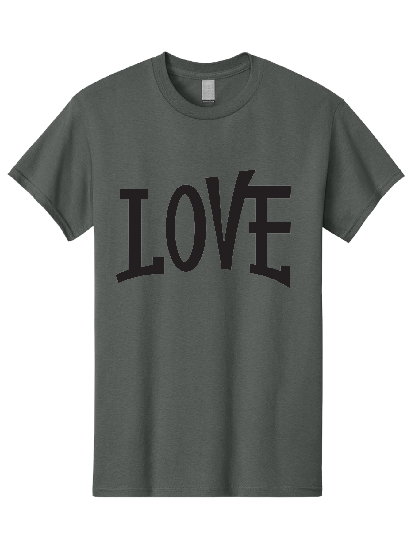 Love-2 Men'S Graphic Tee, 100% Cotton, Comfortable Casual Summer Wear, Machine Washable, Love Typography, Black Font, Bold Letters, Emotional Words, Heartfelt Expression, Love Quote, Typographic Art Aab290 27
