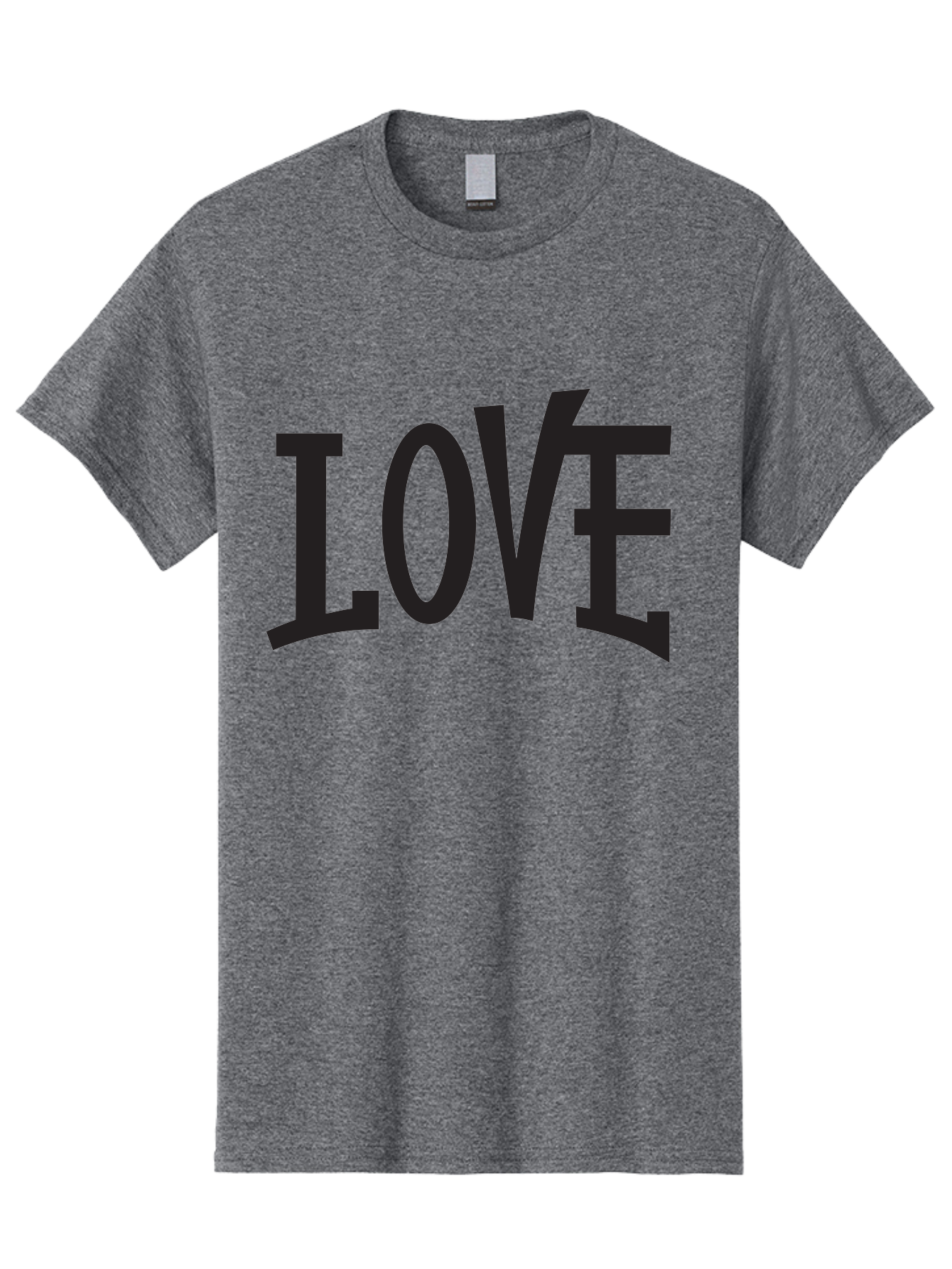 Love-2 Men'S Graphic Tee, 100% Cotton, Comfortable Casual Summer Wear, Machine Washable, Love Typography, Black Font, Bold Letters, Emotional Words, Heartfelt Expression, Love Quote, Typographic Art Aab290 21