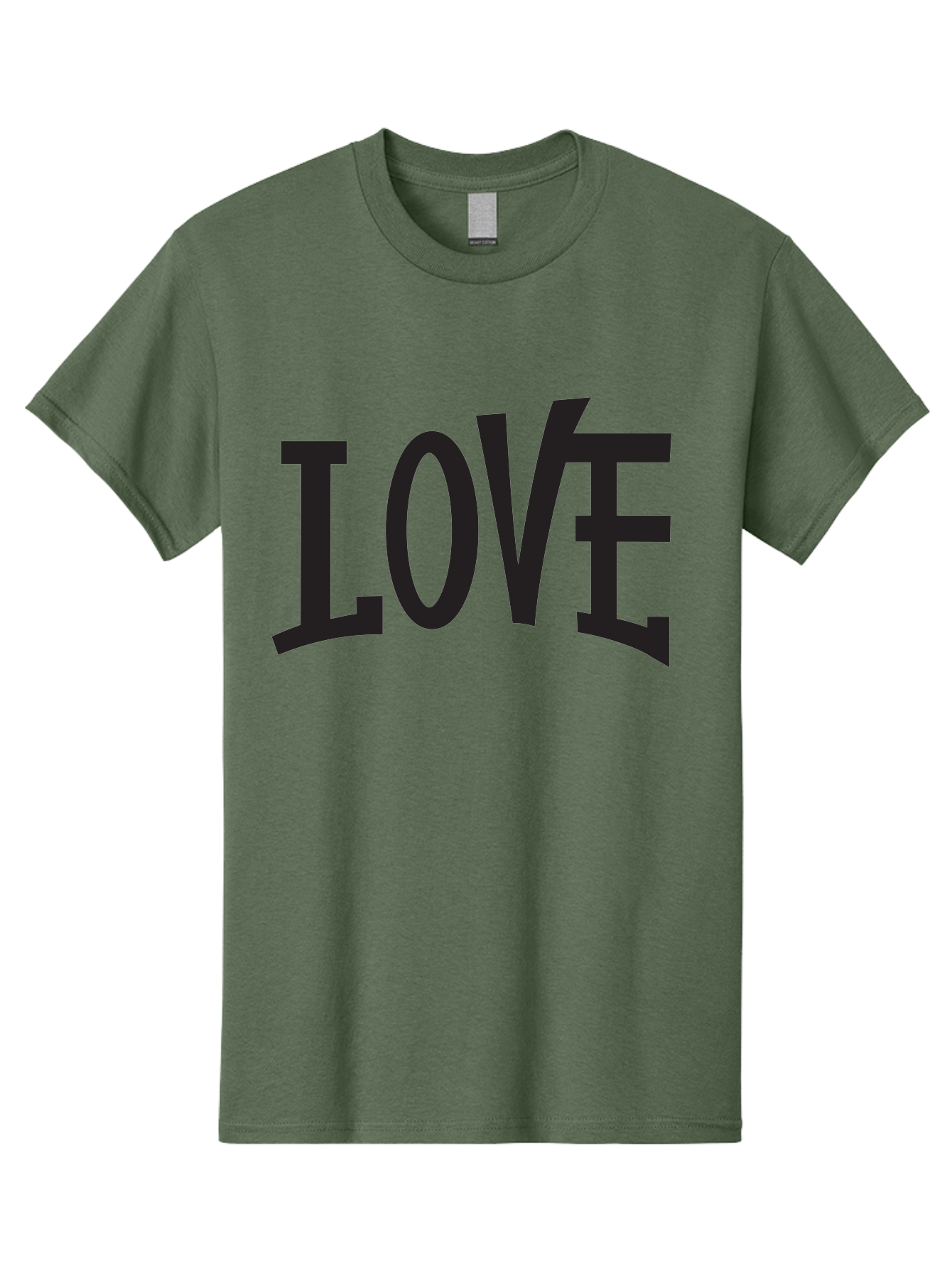 Love-2 Men'S Graphic Tee, 100% Cotton, Comfortable Casual Summer Wear, Machine Washable, Love Typography, Black Font, Bold Letters, Emotional Words, Heartfelt Expression, Love Quote, Typographic Art Aab290 23