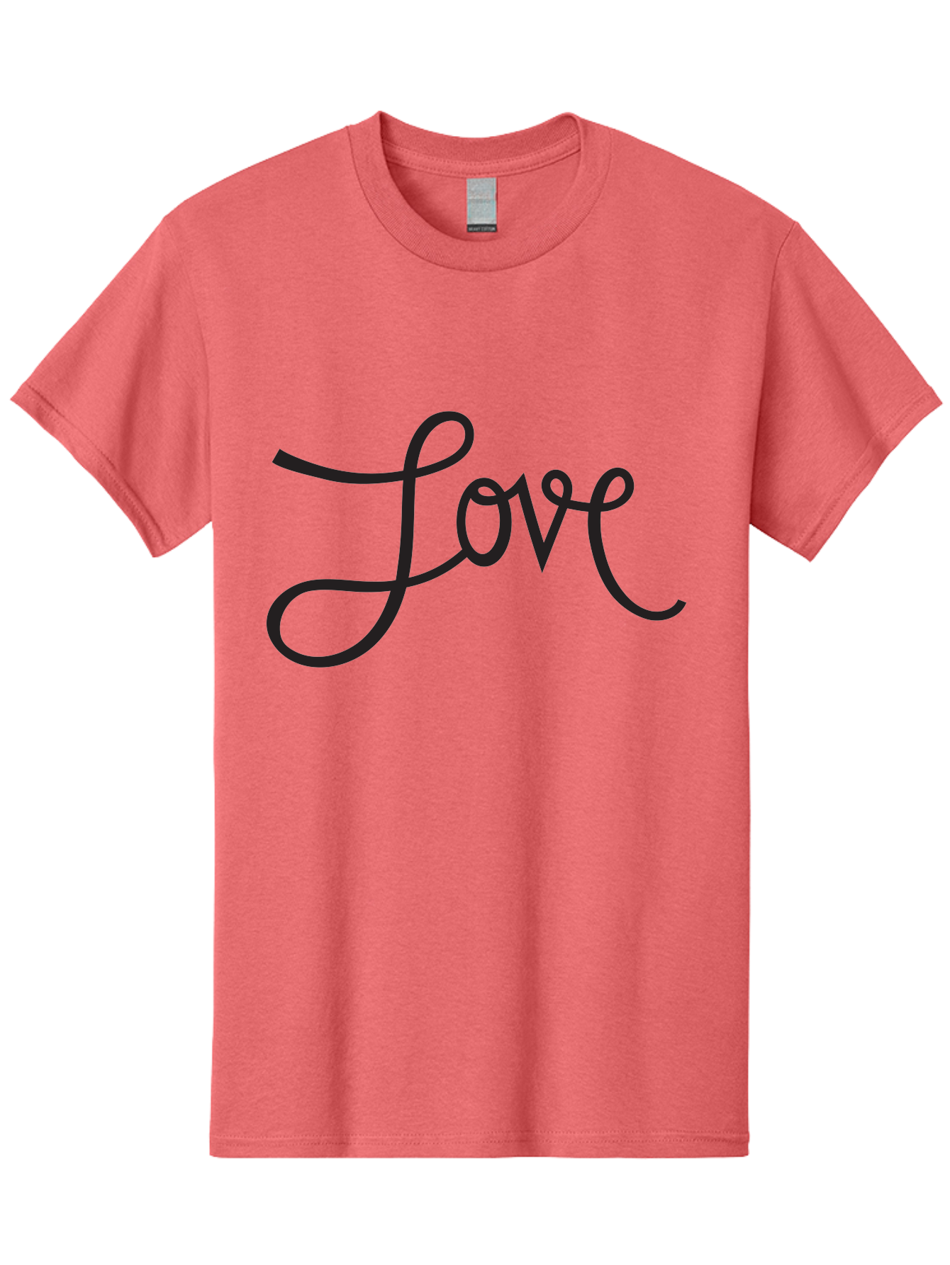Love Men'S Graphic Tee, 100% Cotton, Comfortable Casual Summer Wear, Machine Washable, Love Typography, Cursive Font, Black Text, Romantic Quote, Affectionate Message, Heartwarming Phrase, Elegant Script Aab294 13