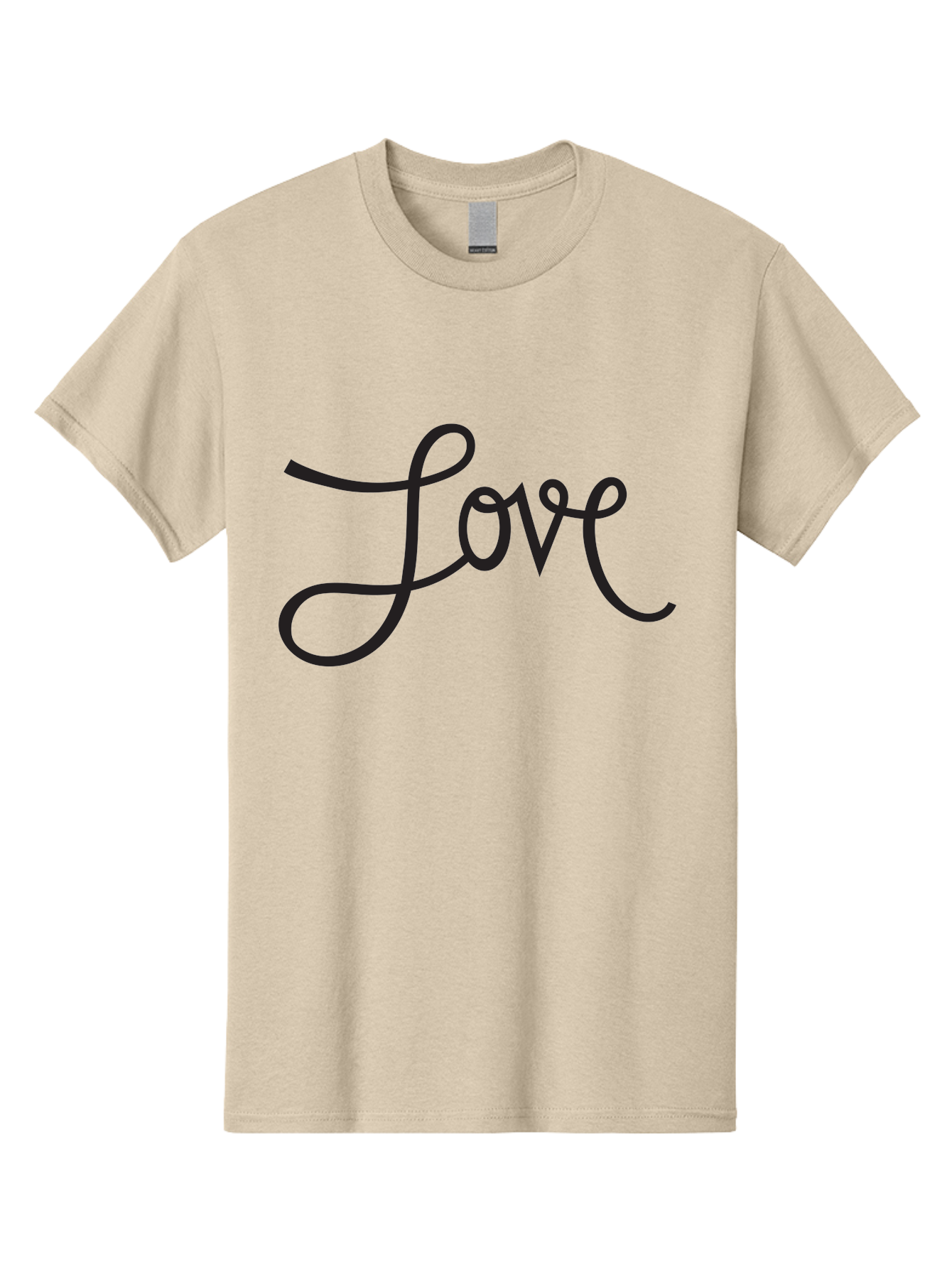 Love Men'S Graphic Tee, 100% Cotton, Comfortable Casual Summer Wear, Machine Washable, Love Typography, Cursive Font, Black Text, Romantic Quote, Affectionate Message, Heartwarming Phrase, Elegant Script Aab294 19