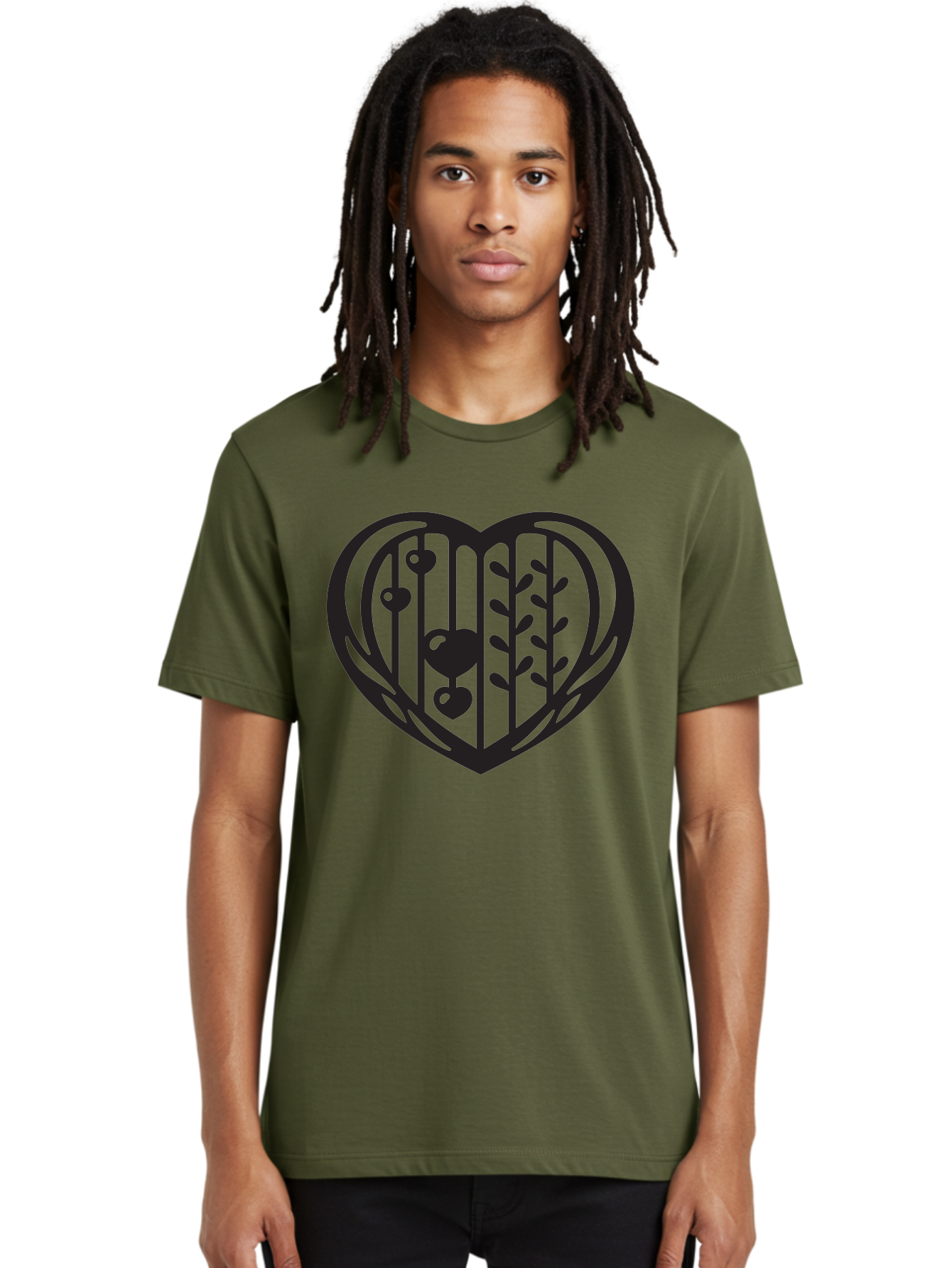 Mobile-Cage-Heart Men'S Graphic Tee, 100% Cotton, Comfortable Casual Summer Wear, Machine Washable, Heart-Shaped Cage, Bird Trapped, Love Symbol, Restricted Freedom, Emotional Confinement, Symbol Of Love, Heart, Birdcage Aab295 8