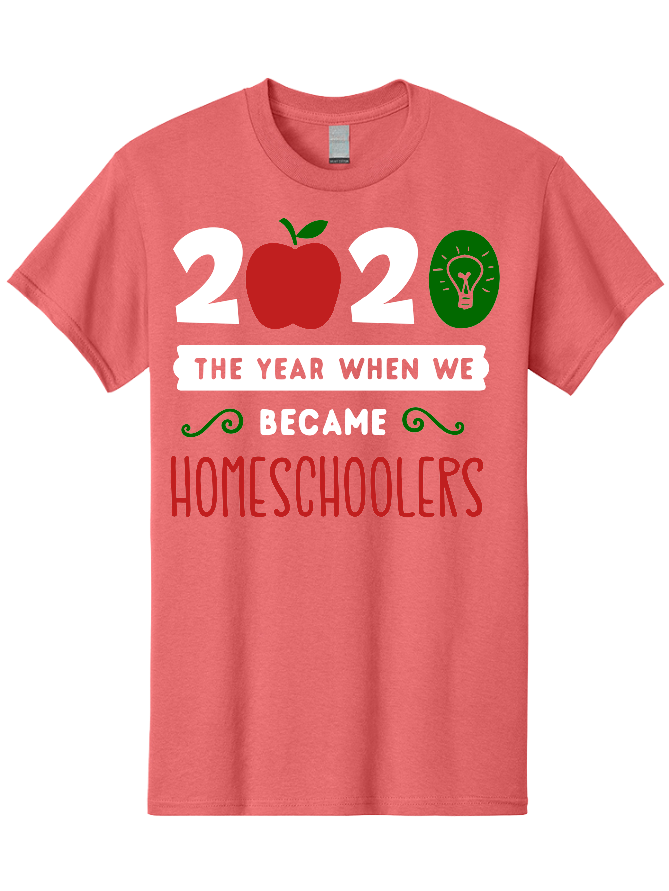 2020-The-Year-When-We-Became-Homeschoolers-2 Men'S Graphic Tee, 100% Cotton, Comfortable Casual Summer Wear, Machine Washable, Homeschooling, 2020, Year Of Change, Education, Learning At Home, Homeschoolers, New Normal, Covid-19 Impact, Aab310 29
