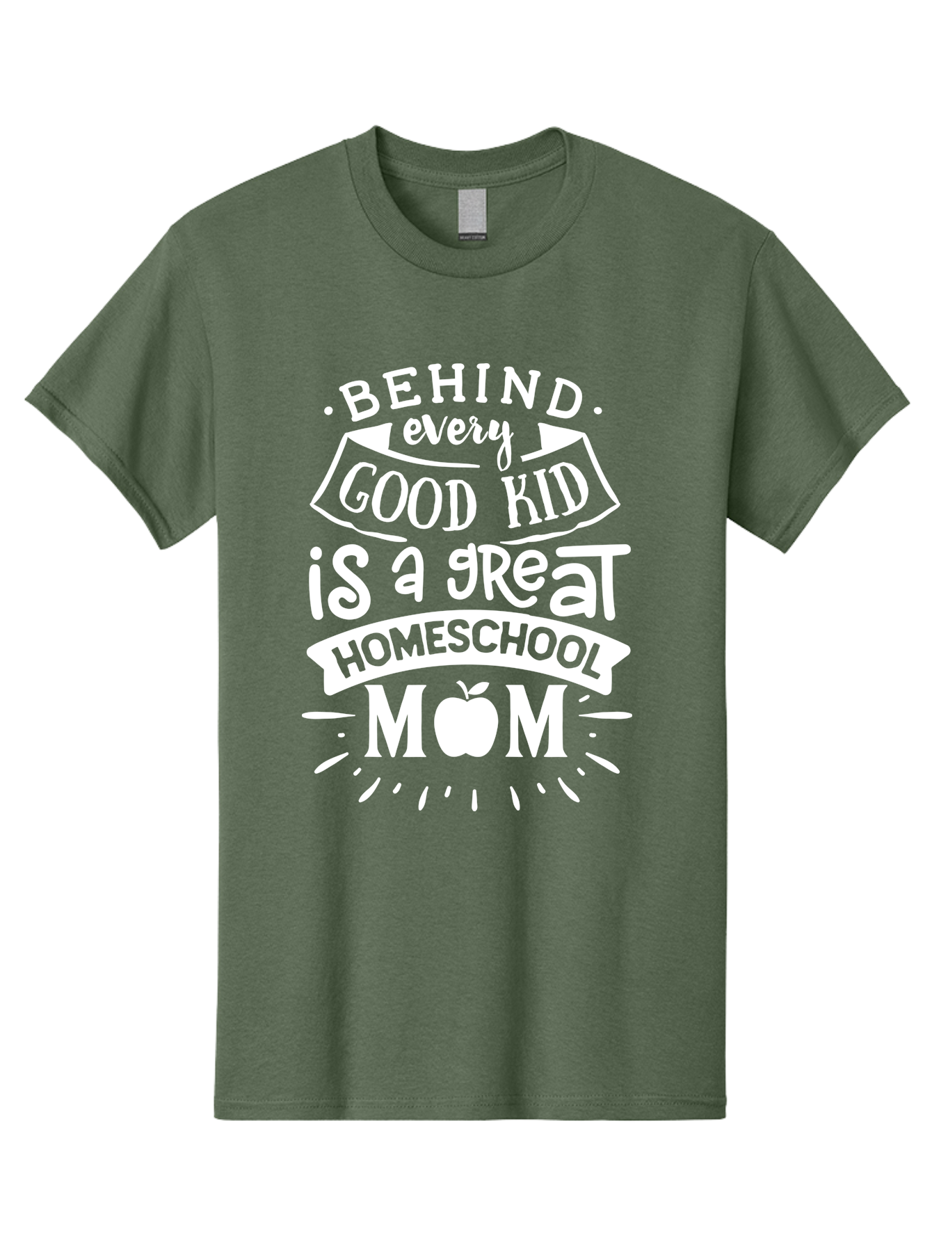 Behind-Every-Good-Kid-1 Men'S Graphic Tee, 100% Cotton, Comfortable Casual Summer Wear, Machine Washable, Homeschool Mom Appreciation, Proud Parent, Education Support, Homeschooling Journey, Dedicated Mother, Behind Every Good Kid Aab313 11