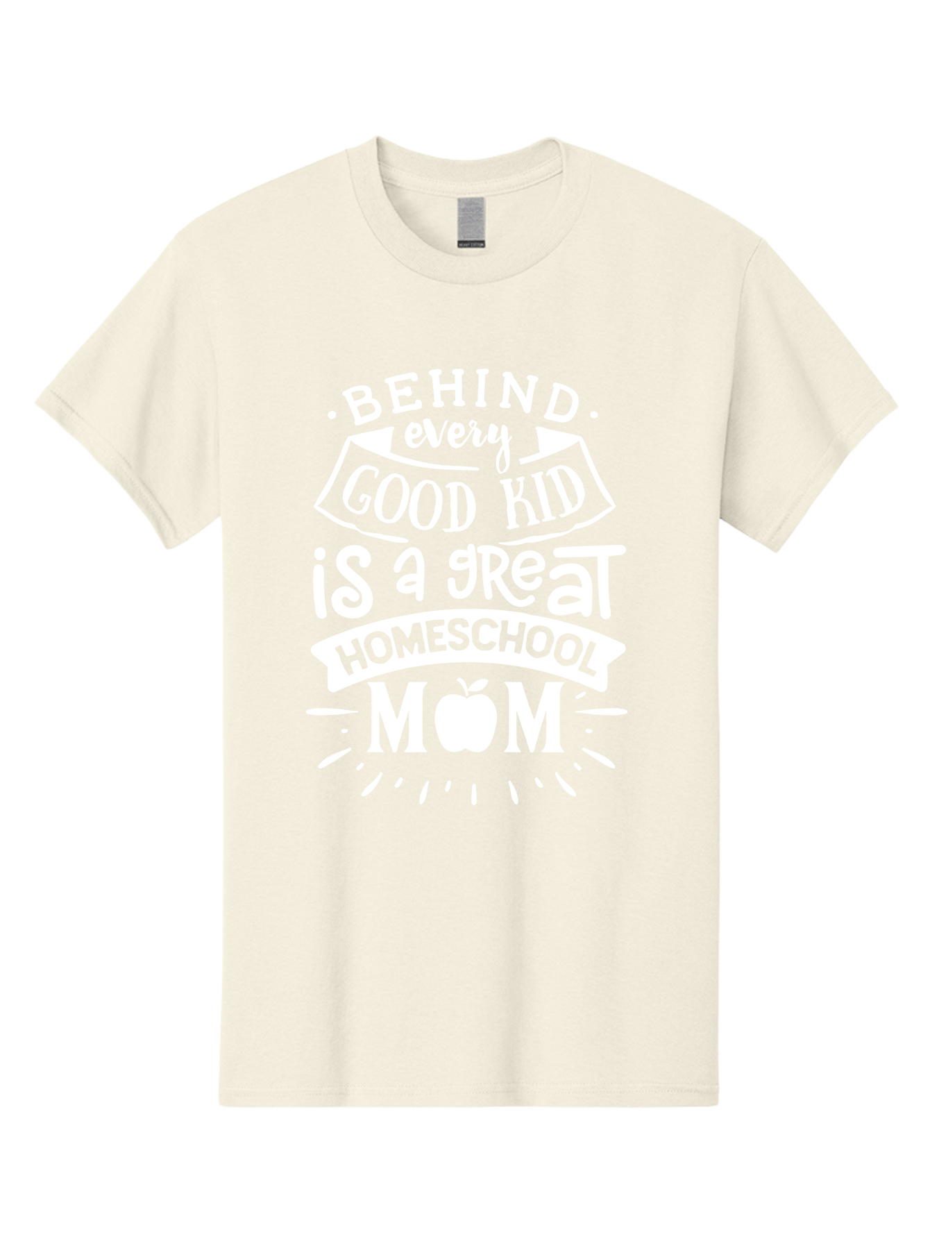 Behind-Every-Good-Kid-1 Men'S Graphic Tee, 100% Cotton, Comfortable Casual Summer Wear, Machine Washable, Homeschool Mom Appreciation, Proud Parent, Education Support, Homeschooling Journey, Dedicated Mother, Behind Every Good Kid Aab313 21