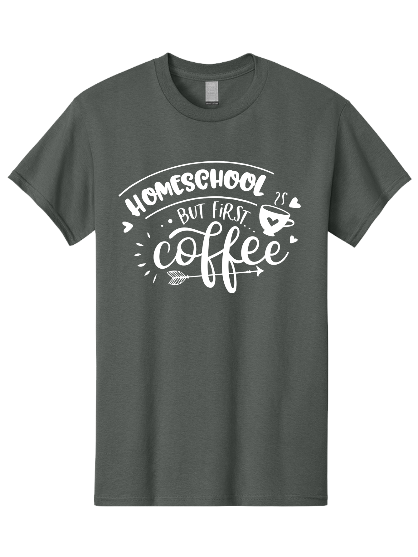 Homeschool-But-First-Coffee Men'S Graphic Tee, 100% Cotton, Comfortable Casual Summer Wear, Machine Washable, Homeschool Humor, Coffee Lover, Homeschooling Parents, Funny Quote, Morning Motivation, Coffee Fueled, Parenting Life, Aab335 19