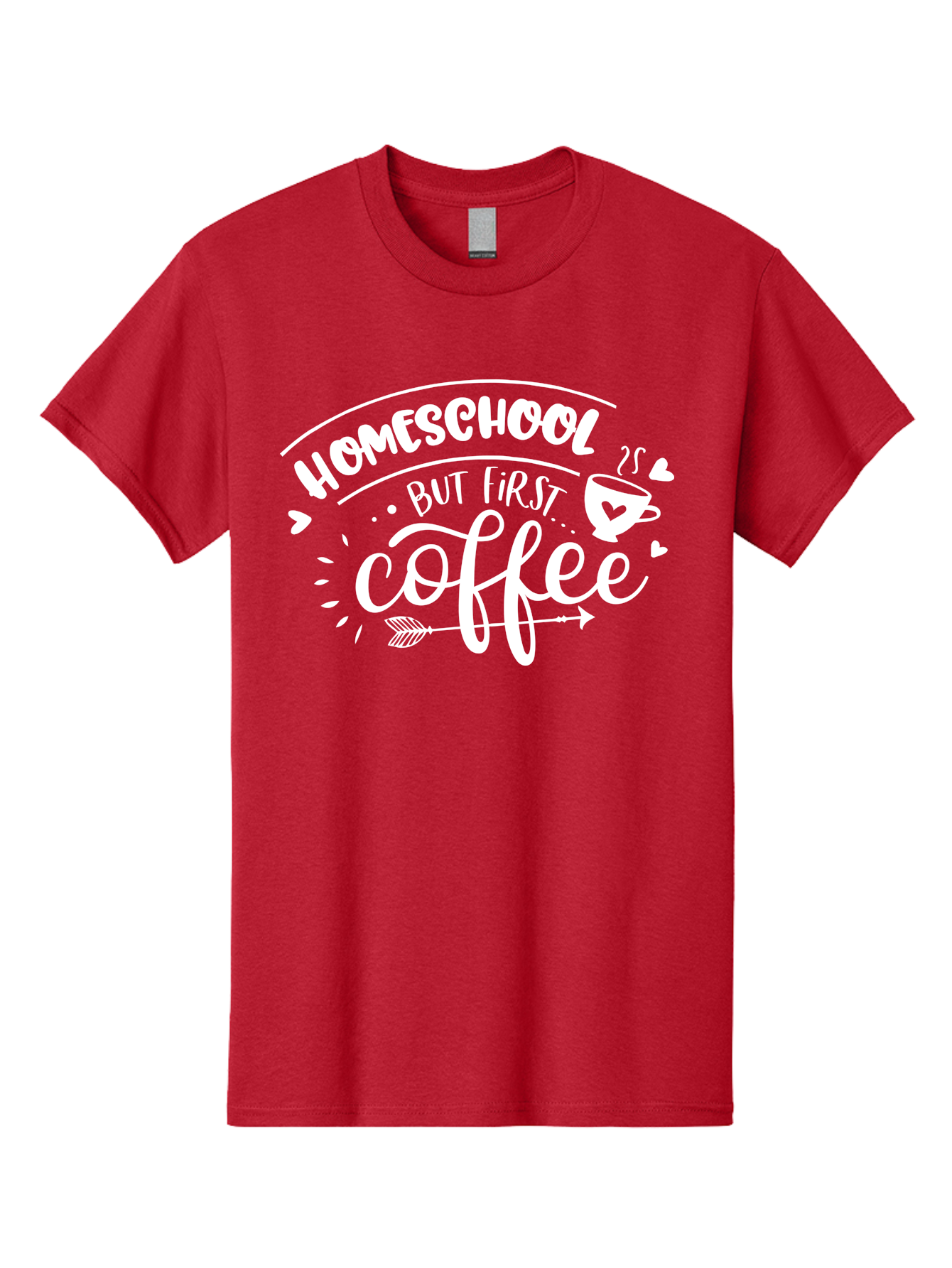 Homeschool-But-First-Coffee Men'S Graphic Tee, 100% Cotton, Comfortable Casual Summer Wear, Machine Washable, Homeschool Humor, Coffee Lover, Homeschooling Parents, Funny Quote, Morning Motivation, Coffee Fueled, Parenting Life, Aab335 21