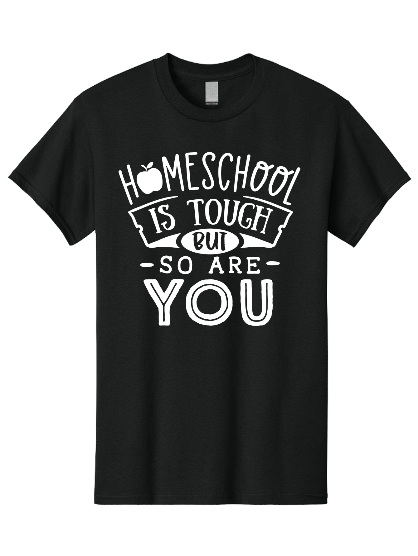 Homeschool-Is-Tough-But-So-Are-You-1 Men'S Graphic Tee, 100% Cotton, Comfortable Casual Summer Wear, Machine Washable, Homeschool Inspiration, Motivational Quote, Educational Support, Parenting Encouragement, Tough Homeschooling, Aab353 17