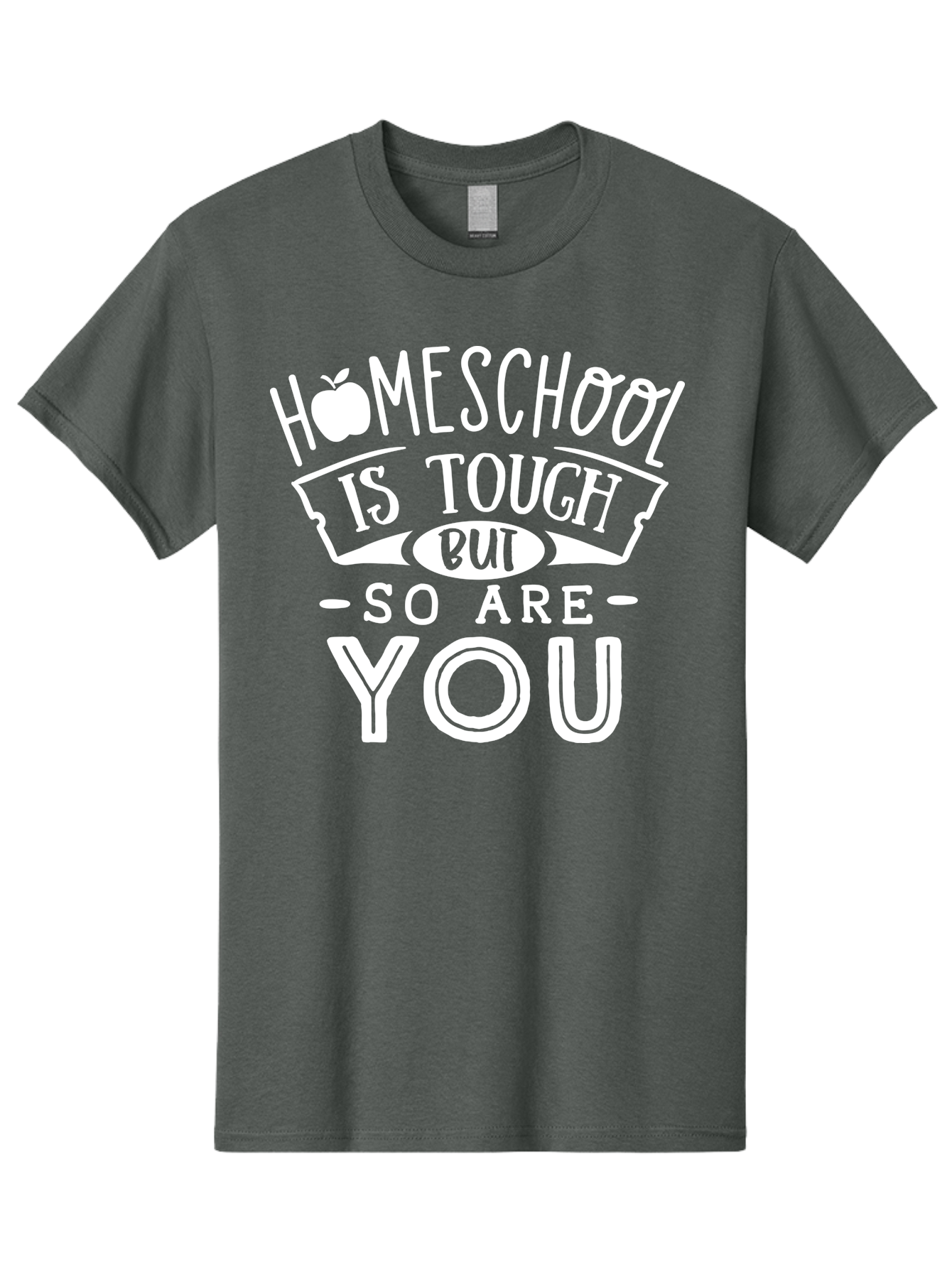 Homeschool-Is-Tough-But-So-Are-You-1 Men'S Graphic Tee, 100% Cotton, Comfortable Casual Summer Wear, Machine Washable, Homeschool Inspiration, Motivational Quote, Educational Support, Parenting Encouragement, Tough Homeschooling, Aab353 7