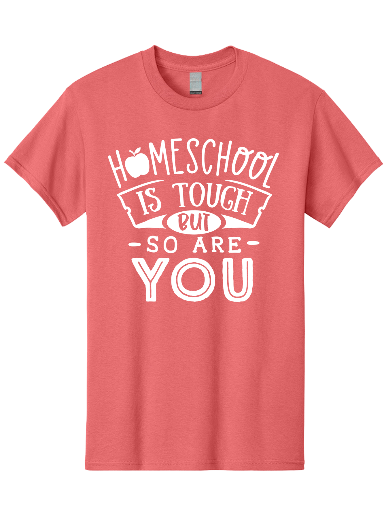 Homeschool-Is-Tough-But-So-Are-You-1 Men'S Graphic Tee, 100% Cotton, Comfortable Casual Summer Wear, Machine Washable, Homeschool Inspiration, Motivational Quote, Educational Support, Parenting Encouragement, Tough Homeschooling, Aab353 25