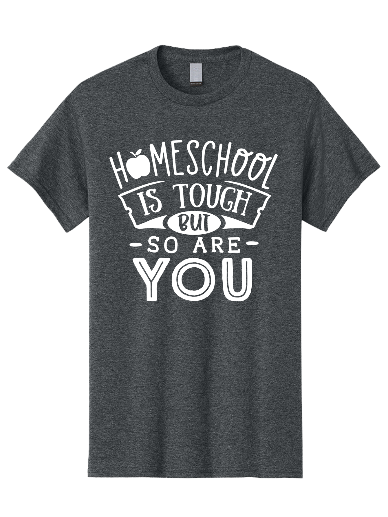 Homeschool-Is-Tough-But-So-Are-You-1 Men'S Graphic Tee, 100% Cotton, Comfortable Casual Summer Wear, Machine Washable, Homeschool Inspiration, Motivational Quote, Educational Support, Parenting Encouragement, Tough Homeschooling, Aab353 11